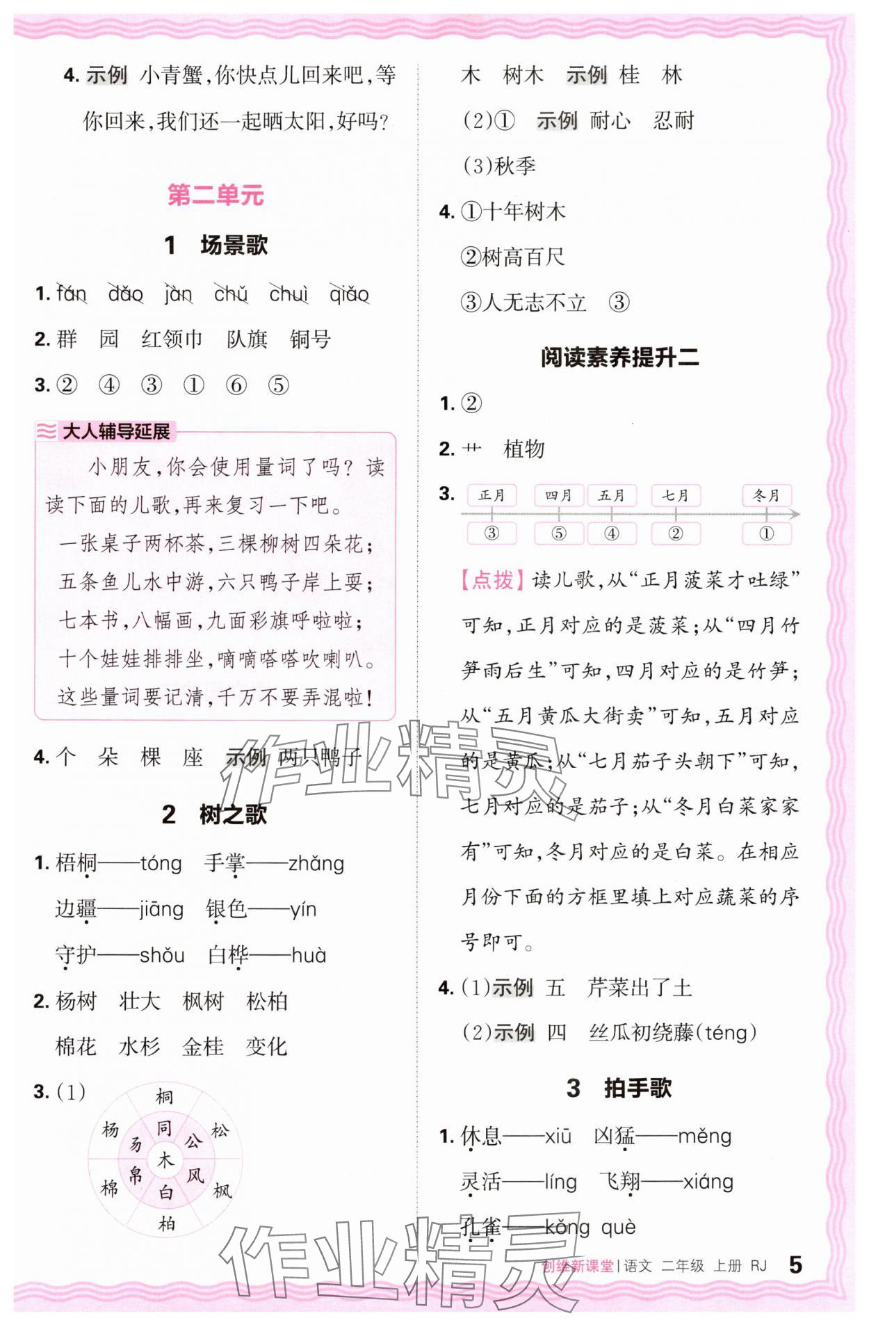 2024年創(chuàng)維新課堂二年級(jí)語文上冊(cè)人教版 第5頁