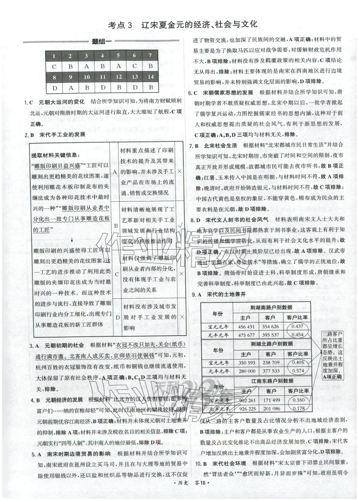 2026年天利38套五年真题高考试题分类高中历史 第18页