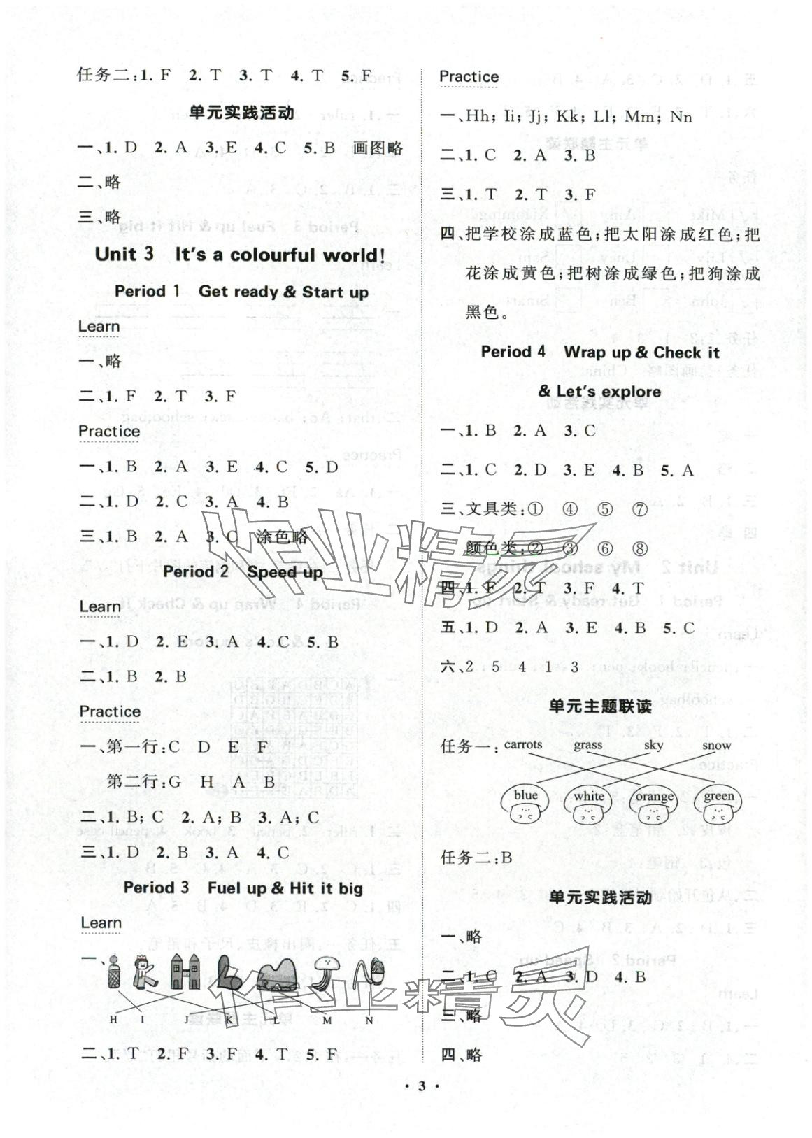 2025年同步練習冊分層指導三年級英語上冊外研版 第3頁