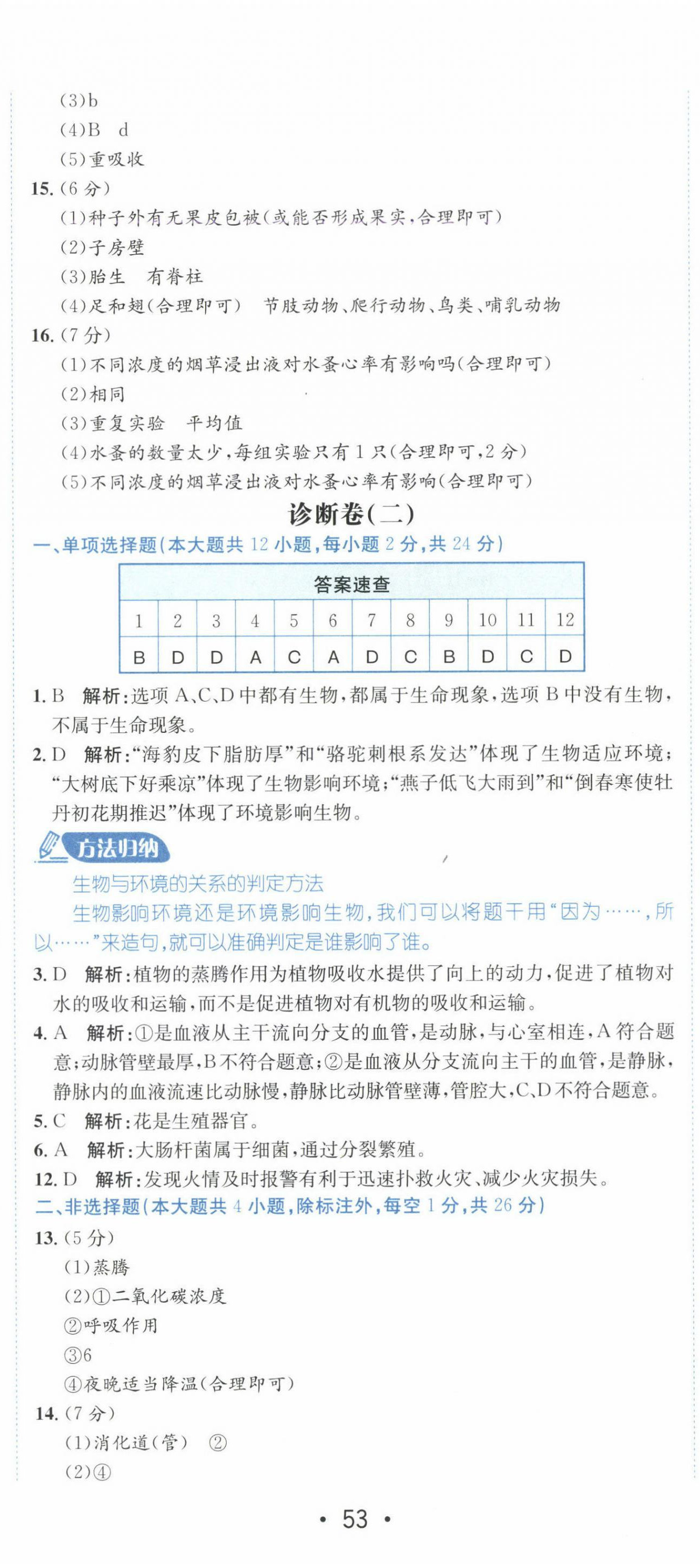 2025年卷霸冲A卷生物 第2页