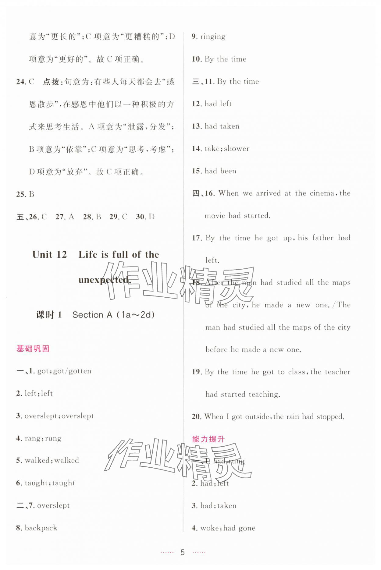 2025年三维数字课堂九年级英语下册人教版 第5页