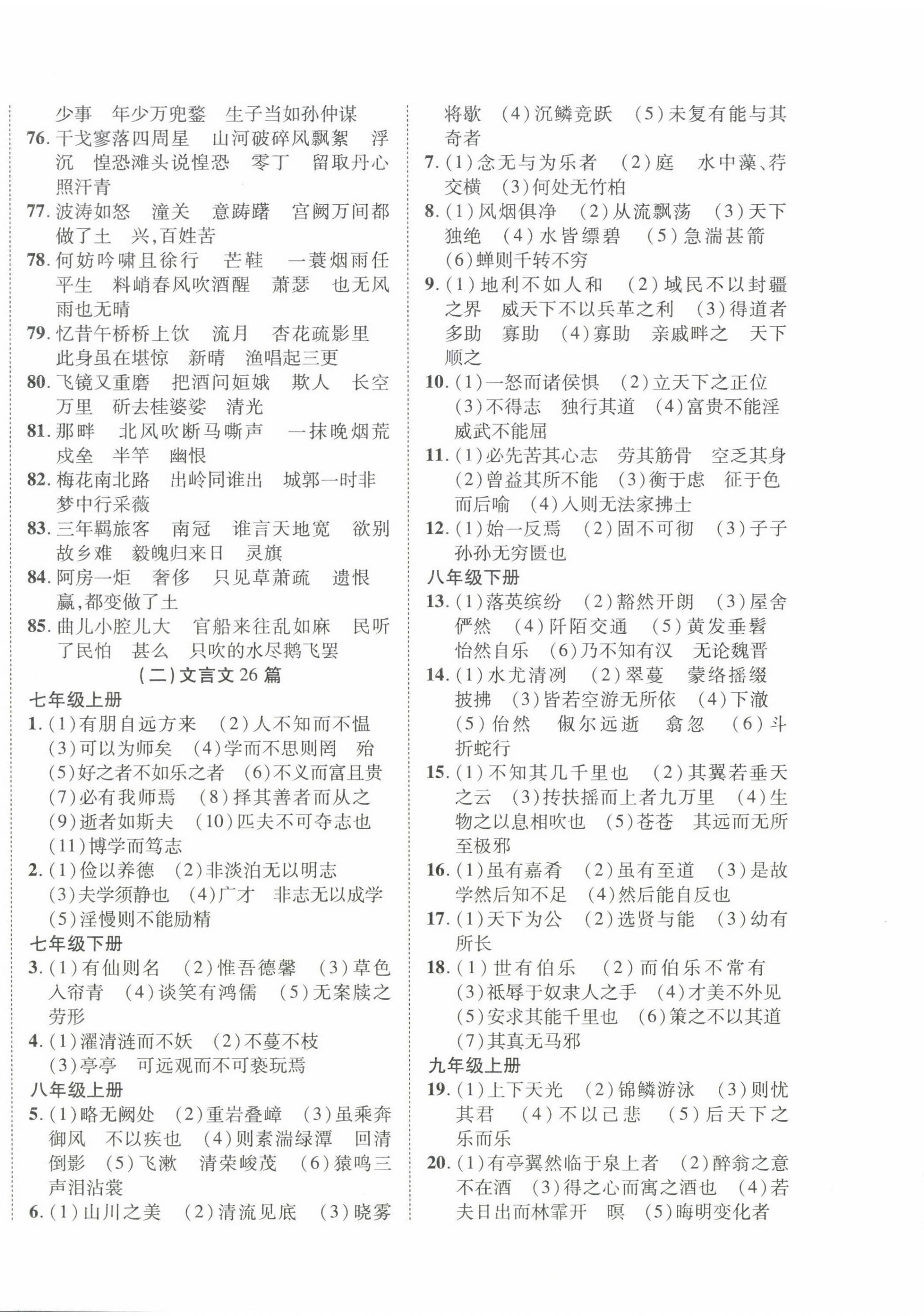 2025年浙江中考優(yōu)化指導(dǎo)語文 第8頁