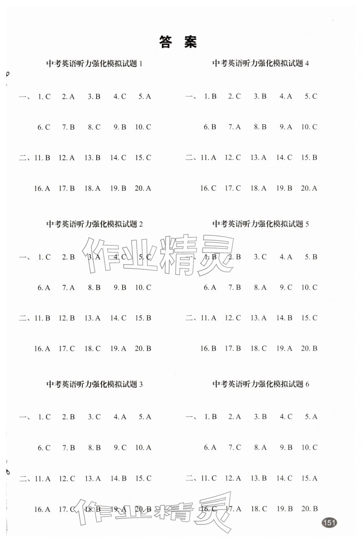 2026年维克多英语中考英语听力强化&nbsp;第1页