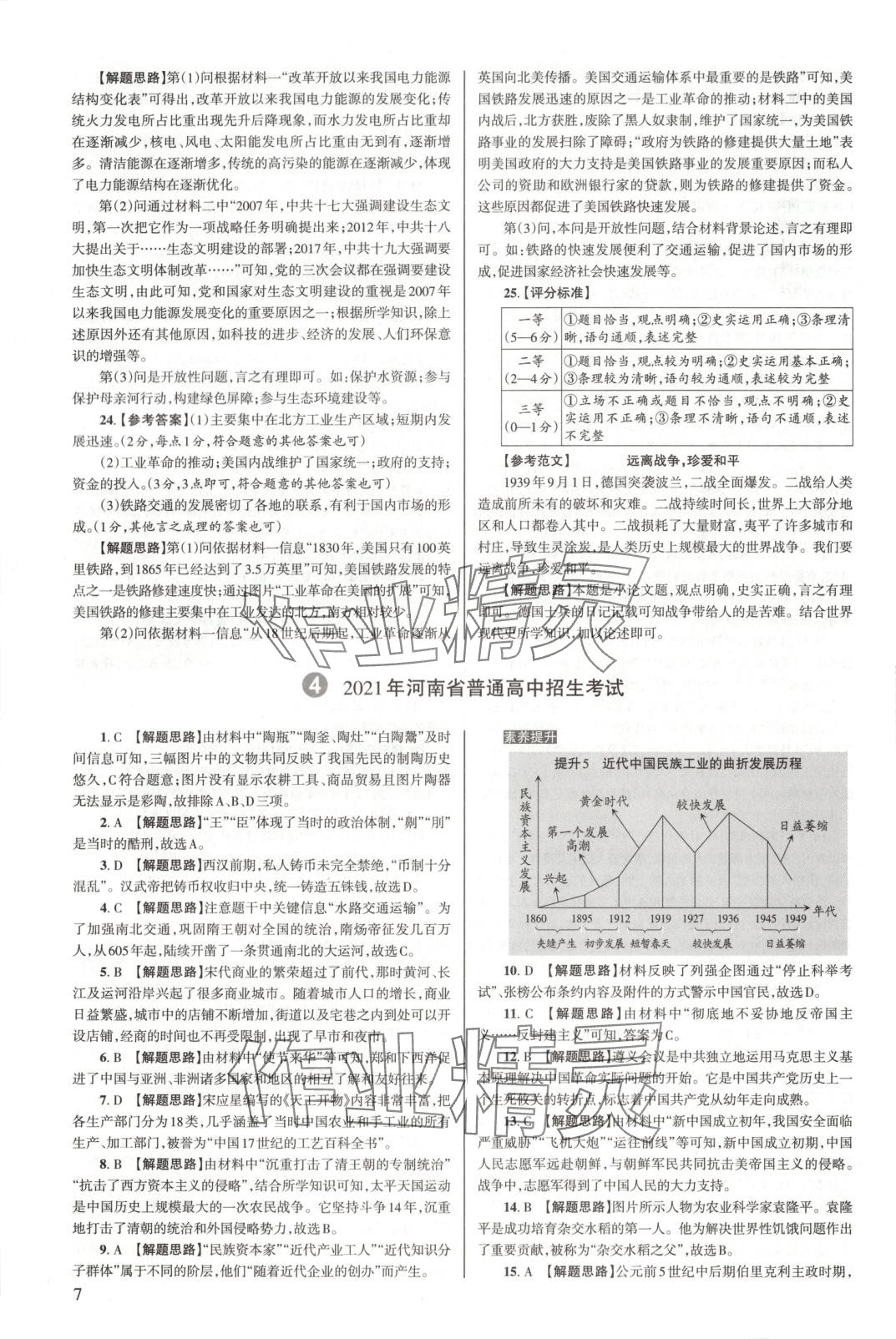 2025年中學(xué)生學(xué)習(xí)報(bào)試題與研究歷史河南專版 第7頁(yè)