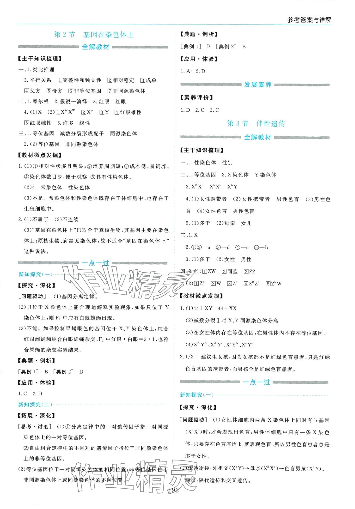 2024年新課程學習指導高中生物必修2人教版 第5頁