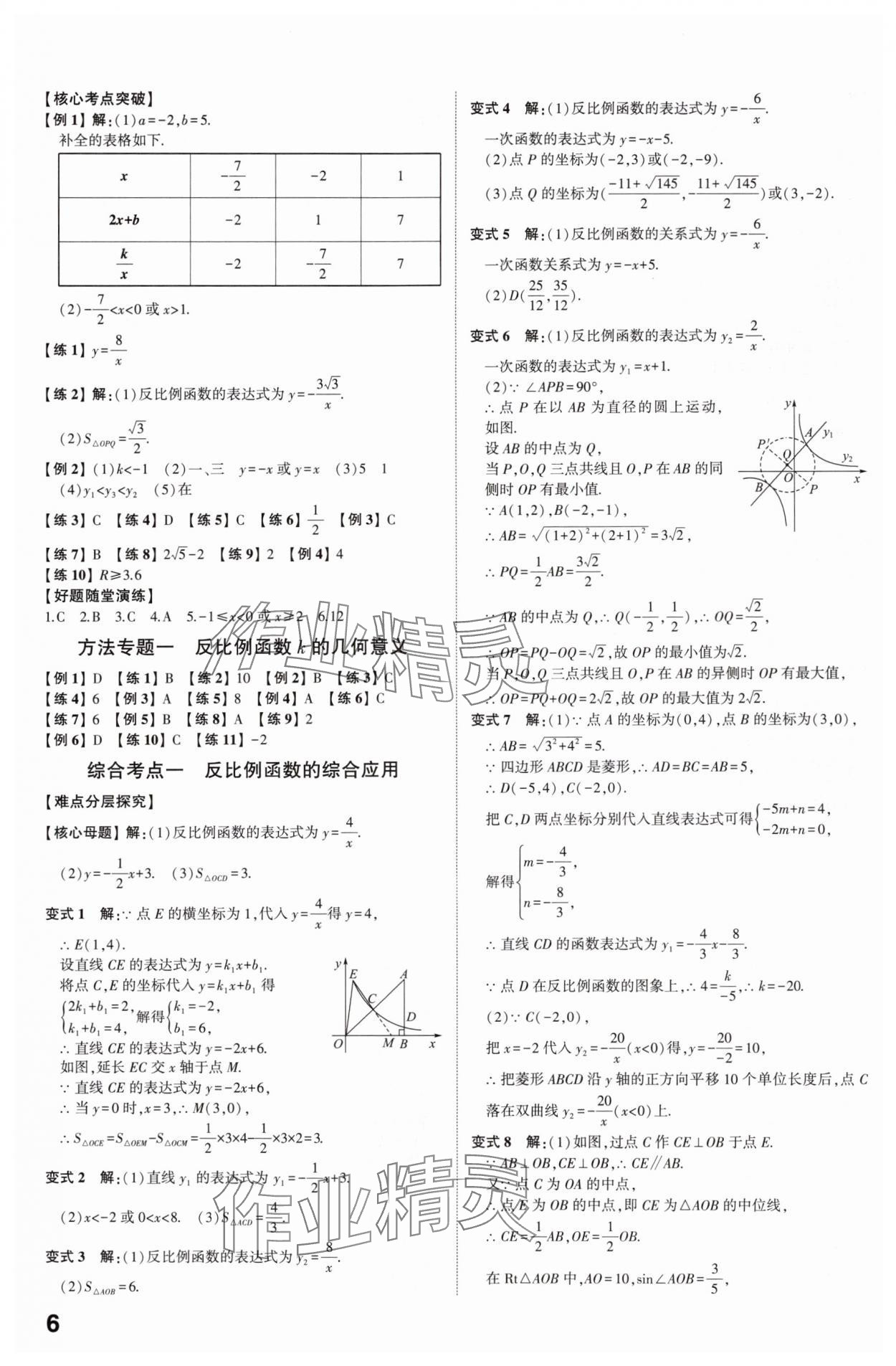 2025年學(xué)考傳奇數(shù)學(xué)山東專(zhuān)版 參考答案第5頁(yè)