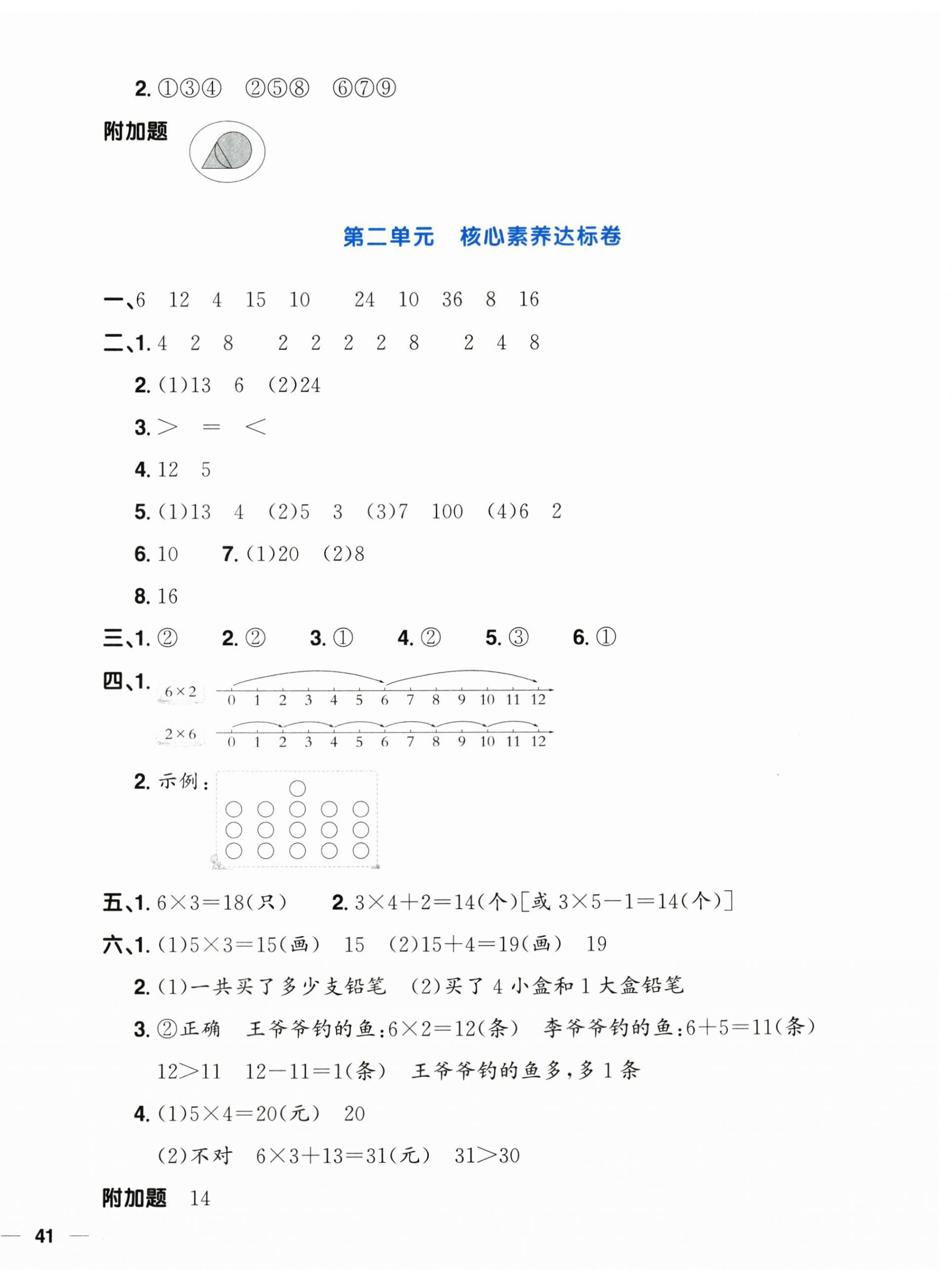 2026年阳光同学一线名师全优好卷二年级数学上册人教版&nbsp;第2页