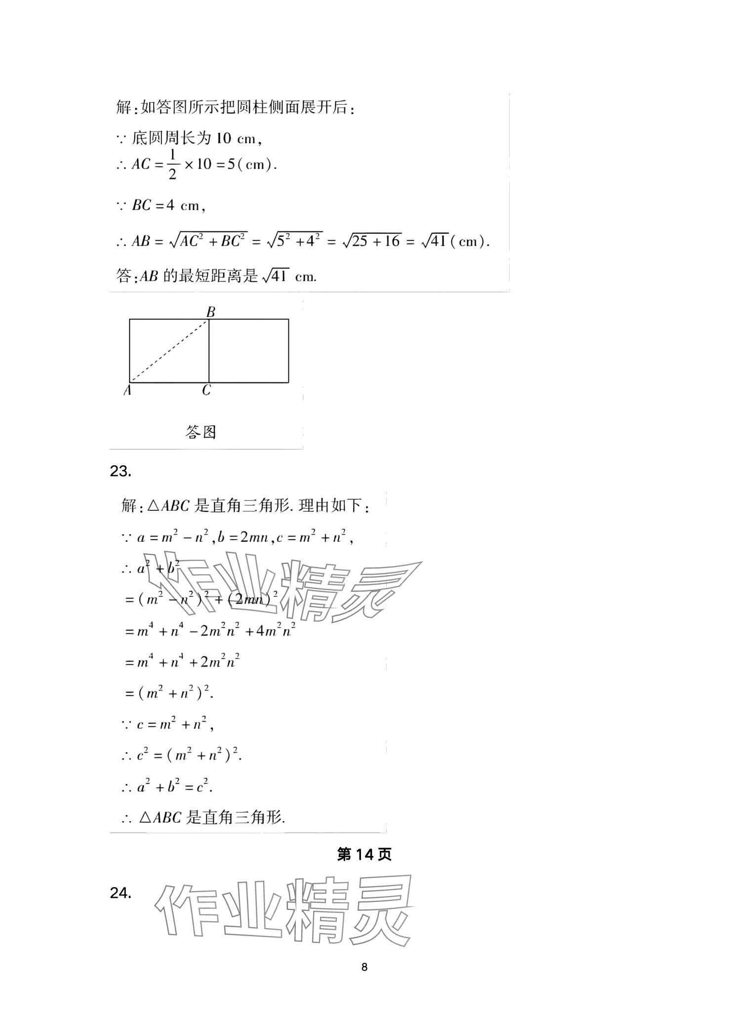 2024年本土卷八年級數(shù)學(xué)下冊人教版 第8頁