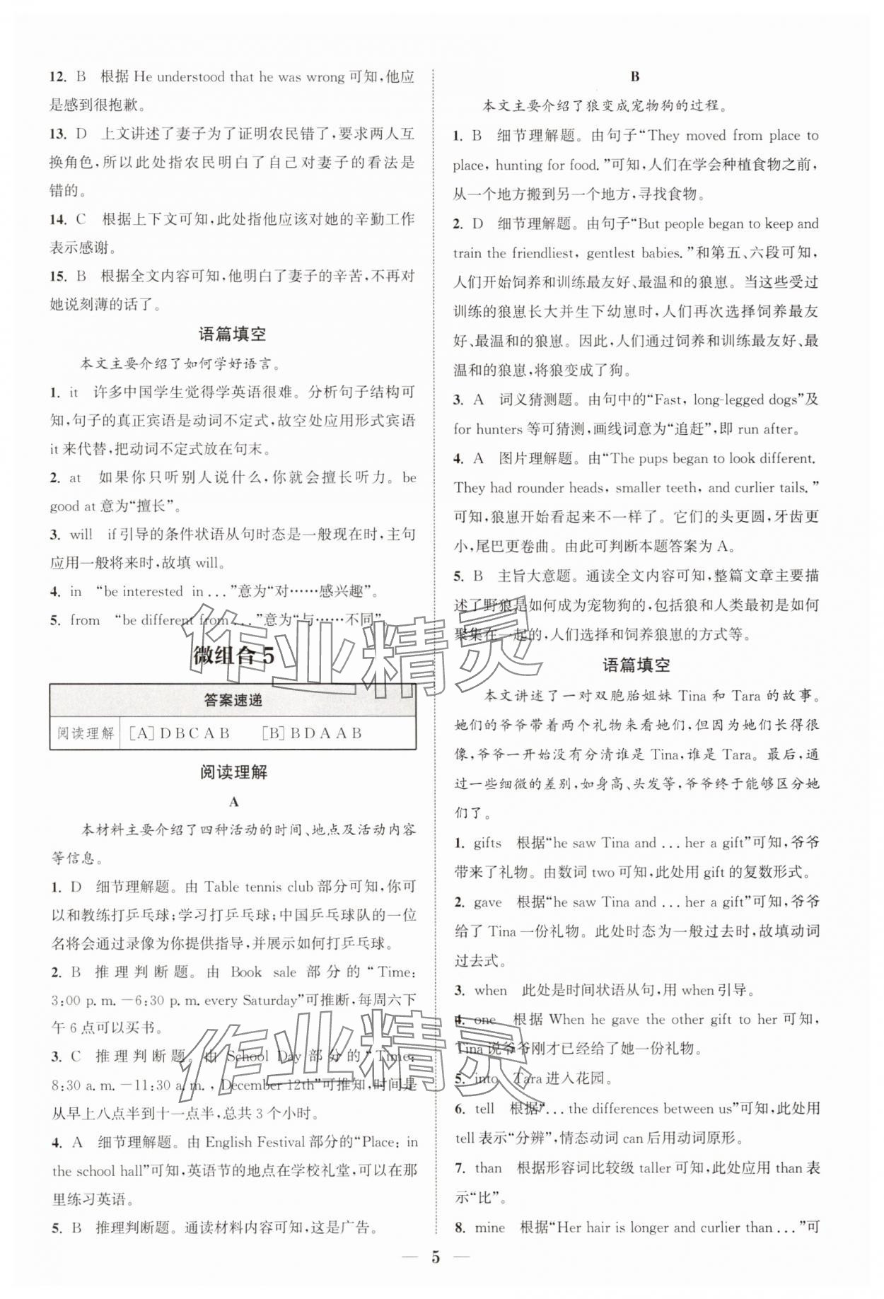 2025年通城學(xué)典組合訓(xùn)練英語通用版河南專版 第5頁