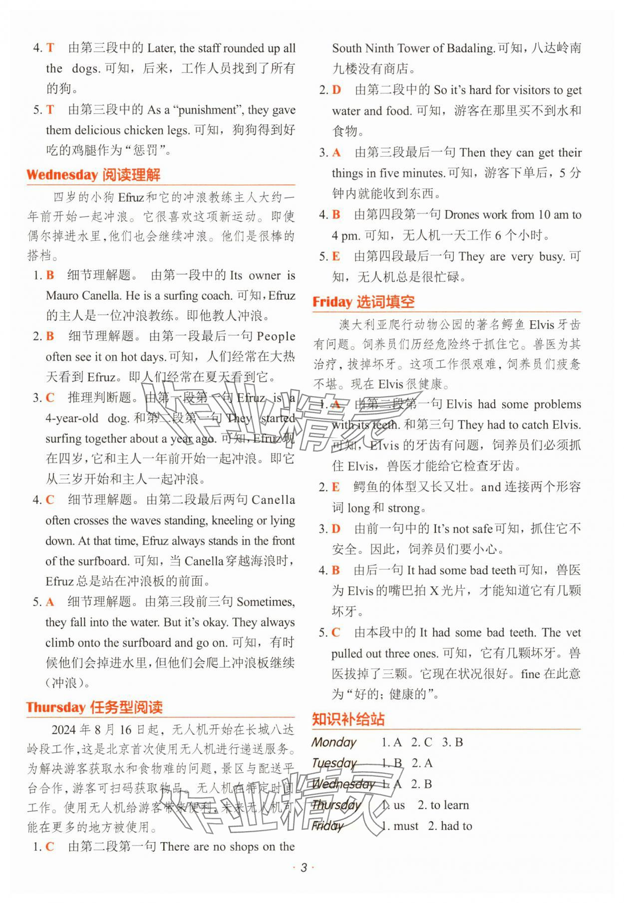 2025年快捷英語(yǔ)時(shí)文閱讀理解小學(xué)版 第3頁(yè)