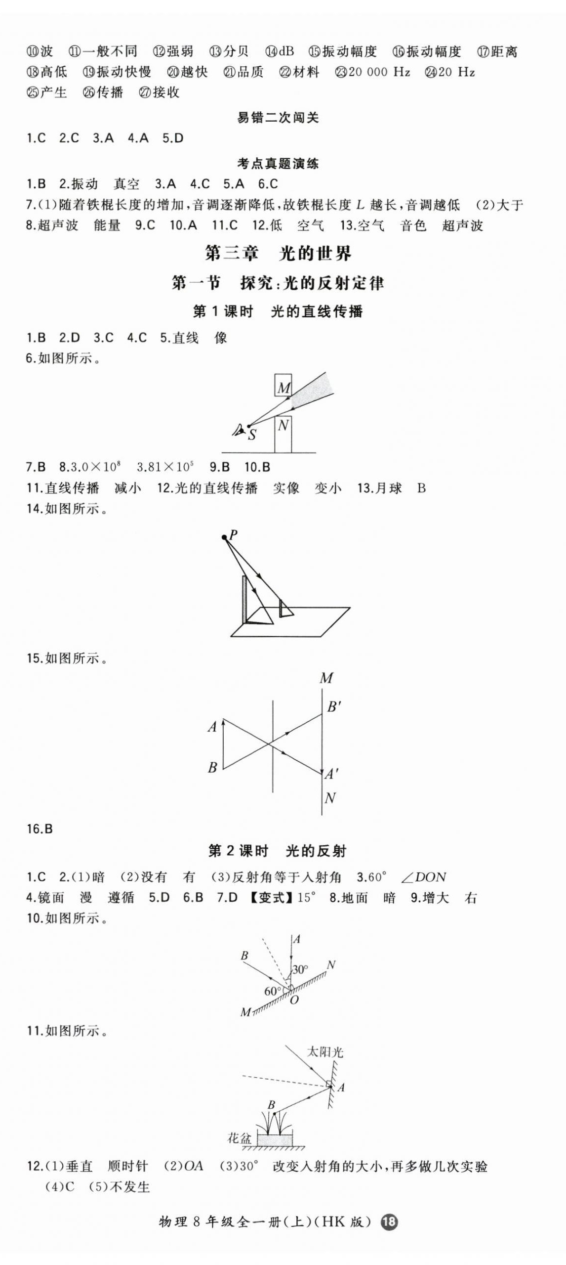 2025年一本物理八年級上冊滬科版 第5頁