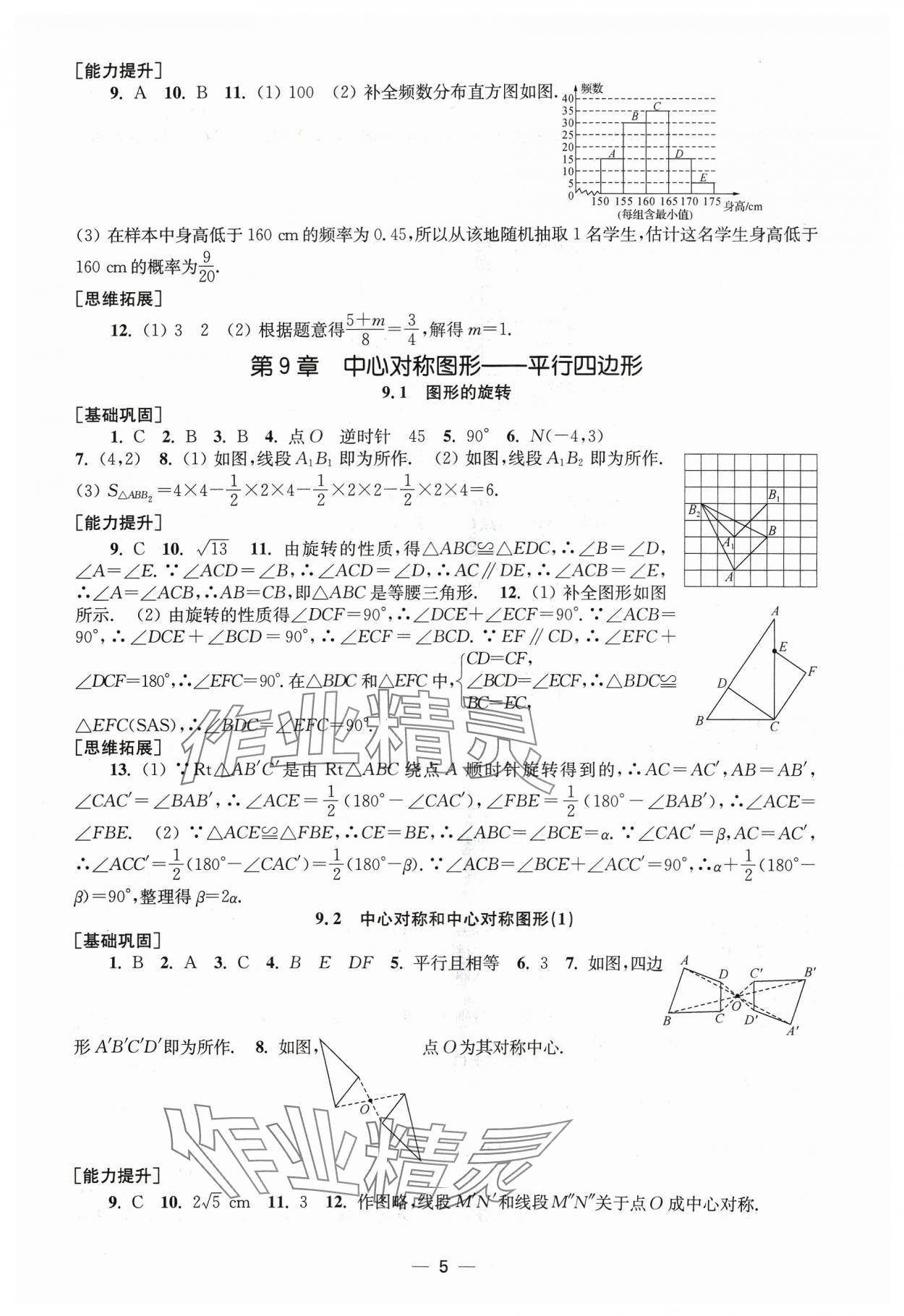 2024年創(chuàng)新課時作業(yè)八年級數(shù)學(xué)下冊蘇科版 第5頁