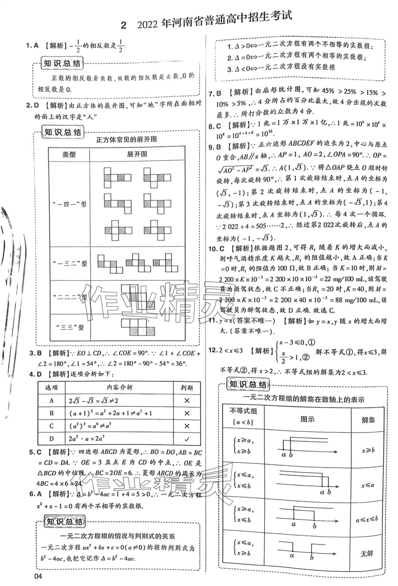 2024年中考幫真題必刷數(shù)學(xué)河南專版 第4頁