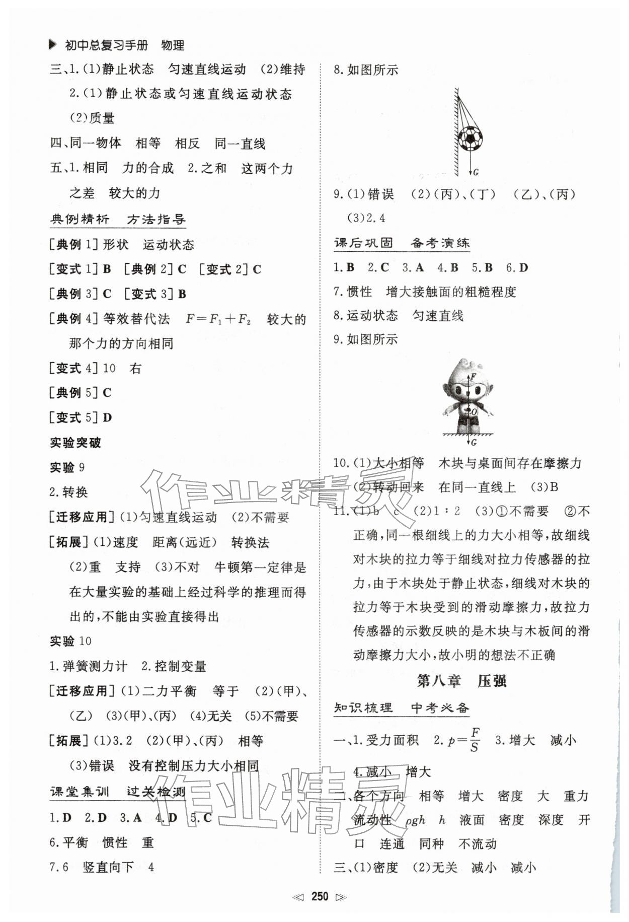 2026年初中總復習手冊新世紀出版社物理&nbsp;第6頁