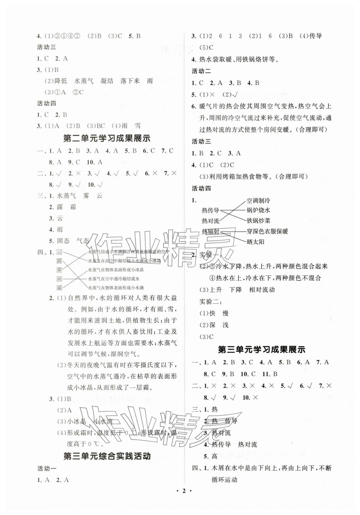 2025年同步练习册分层指导五年级科学上册青岛版 第2页