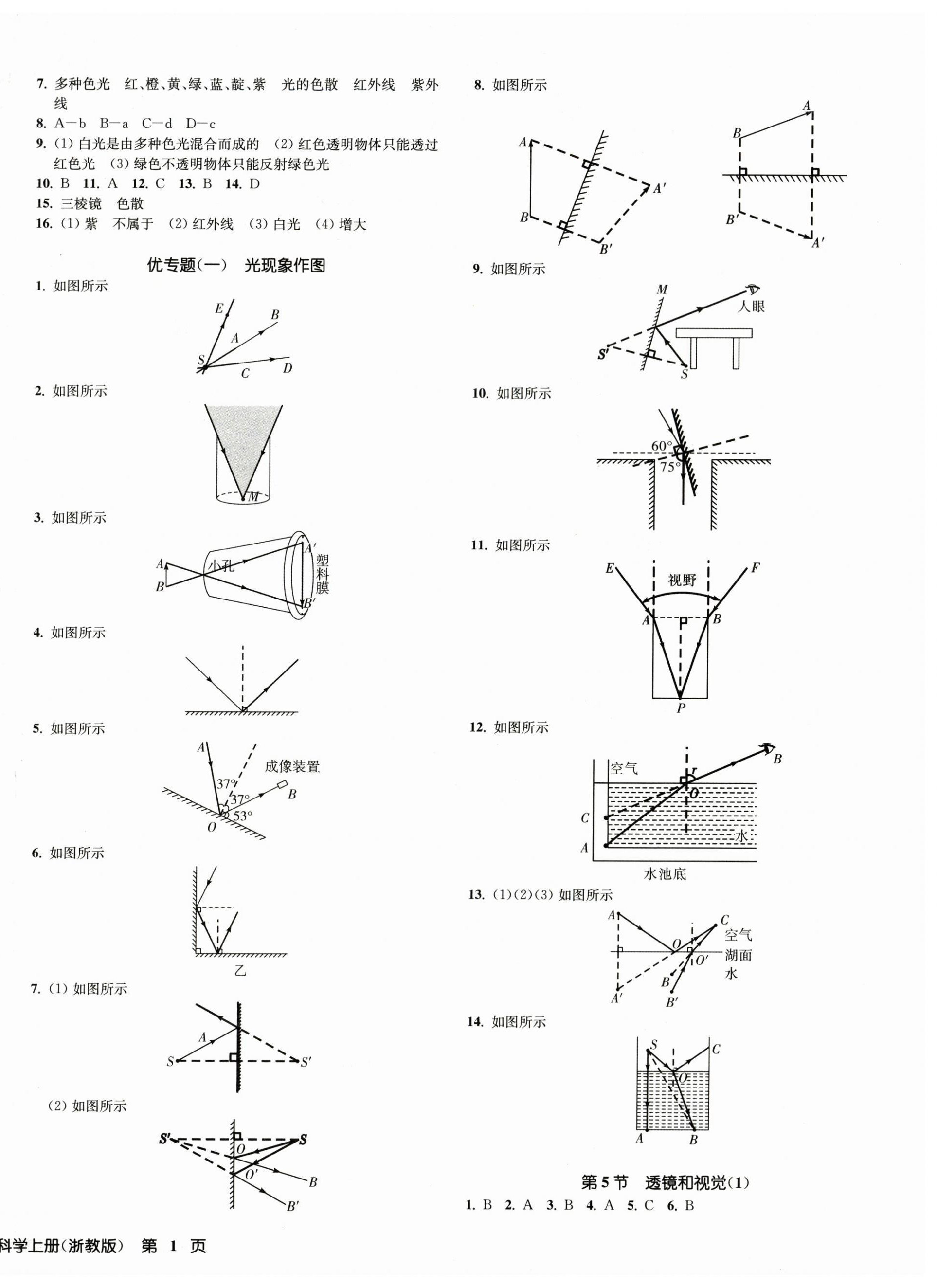2025年一阅优品作业本八年级科学上册浙教版 第2页