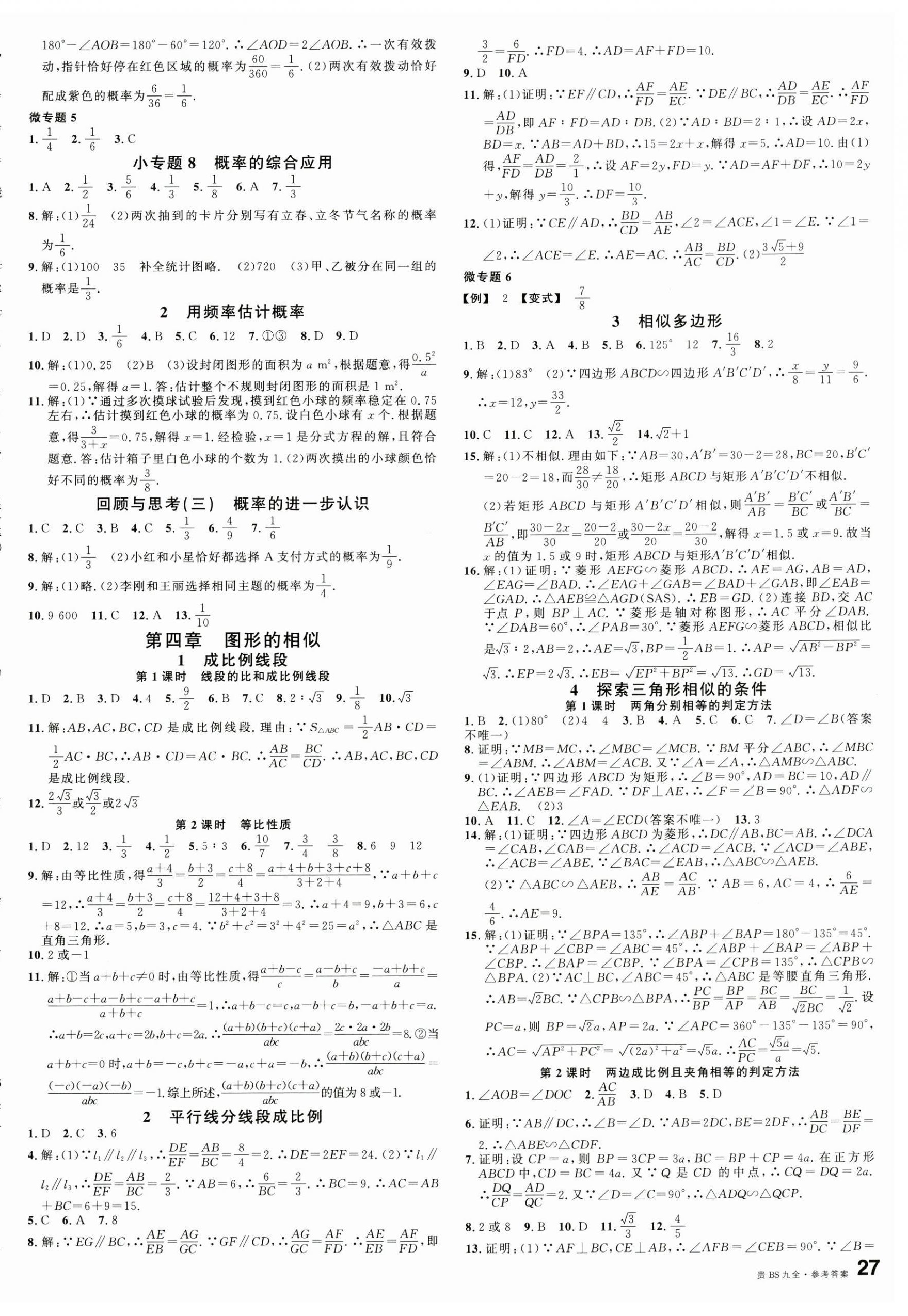 2024年名校課堂九年級(jí)數(shù)學(xué)全一冊(cè)北師大版貴州專版 第6頁