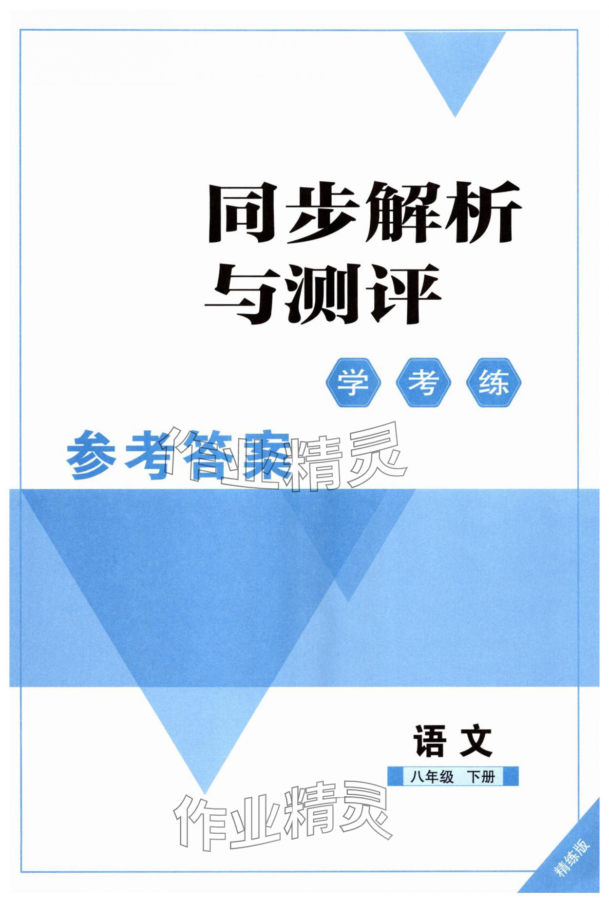 2025年人教金學(xué)典同步解析與測(cè)評(píng)學(xué)考練八年級(jí)語(yǔ)文下冊(cè)人教版精練版 第1頁(yè)