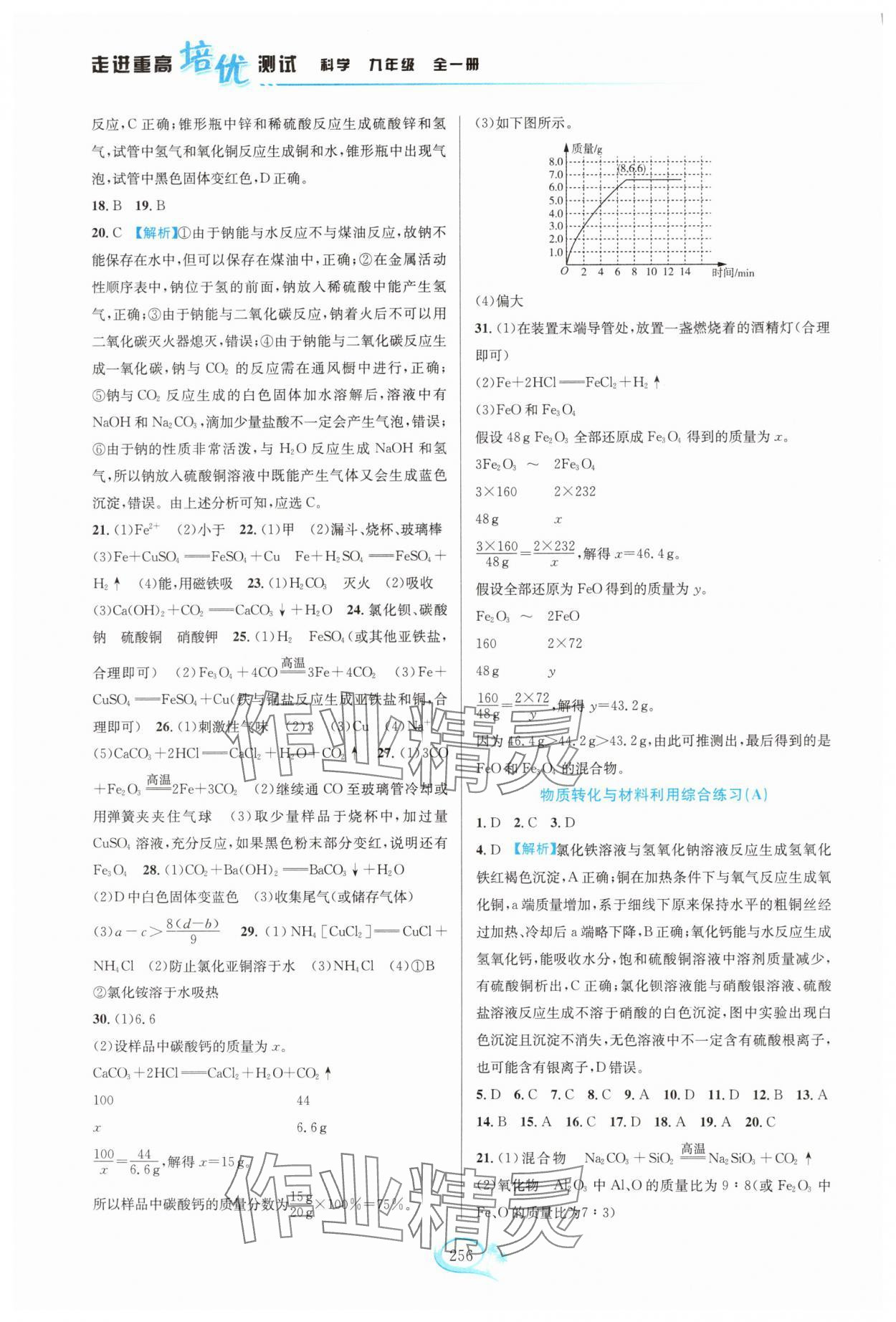 2024年走進(jìn)重高培優(yōu)測試九年級科學(xué)全一冊浙教版 第6頁