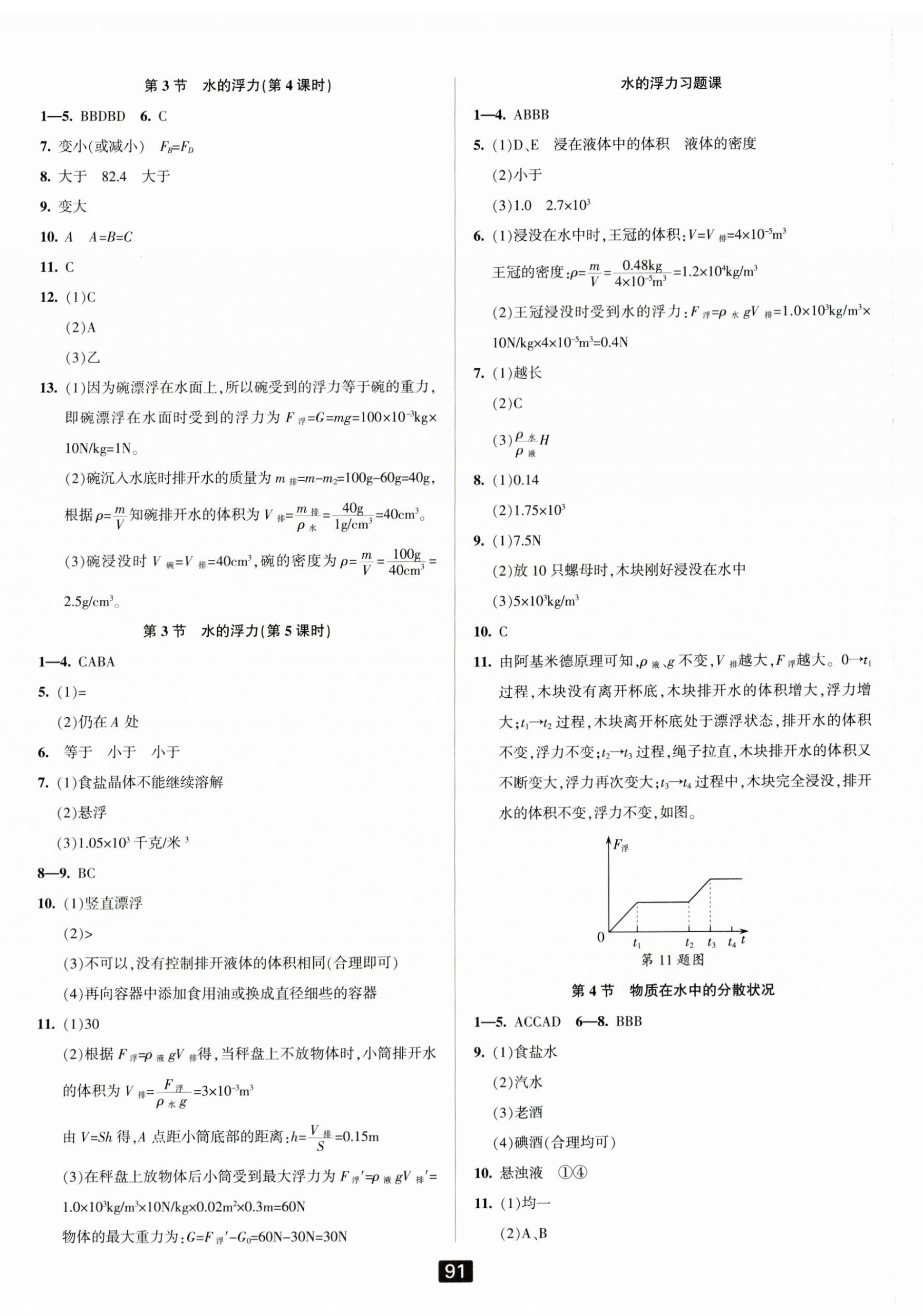 2024年励耘书业励耘新同步八年级科学上册浙教版 第2页