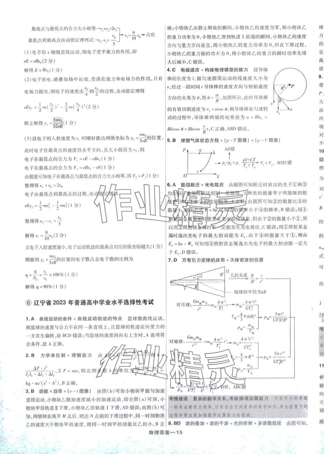 2024年走進(jìn)名校5年高考真題匯編高中物理通用版 第15頁