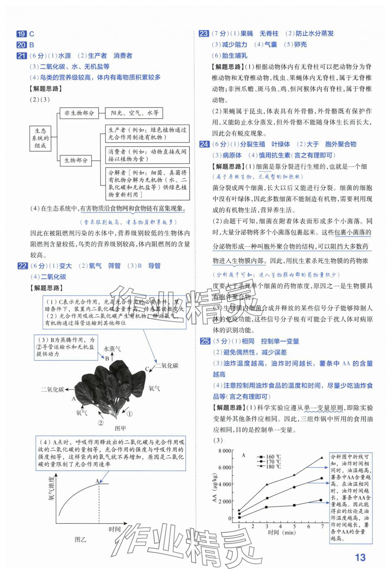 2024年金考卷45套汇编生物河南专版 第13页