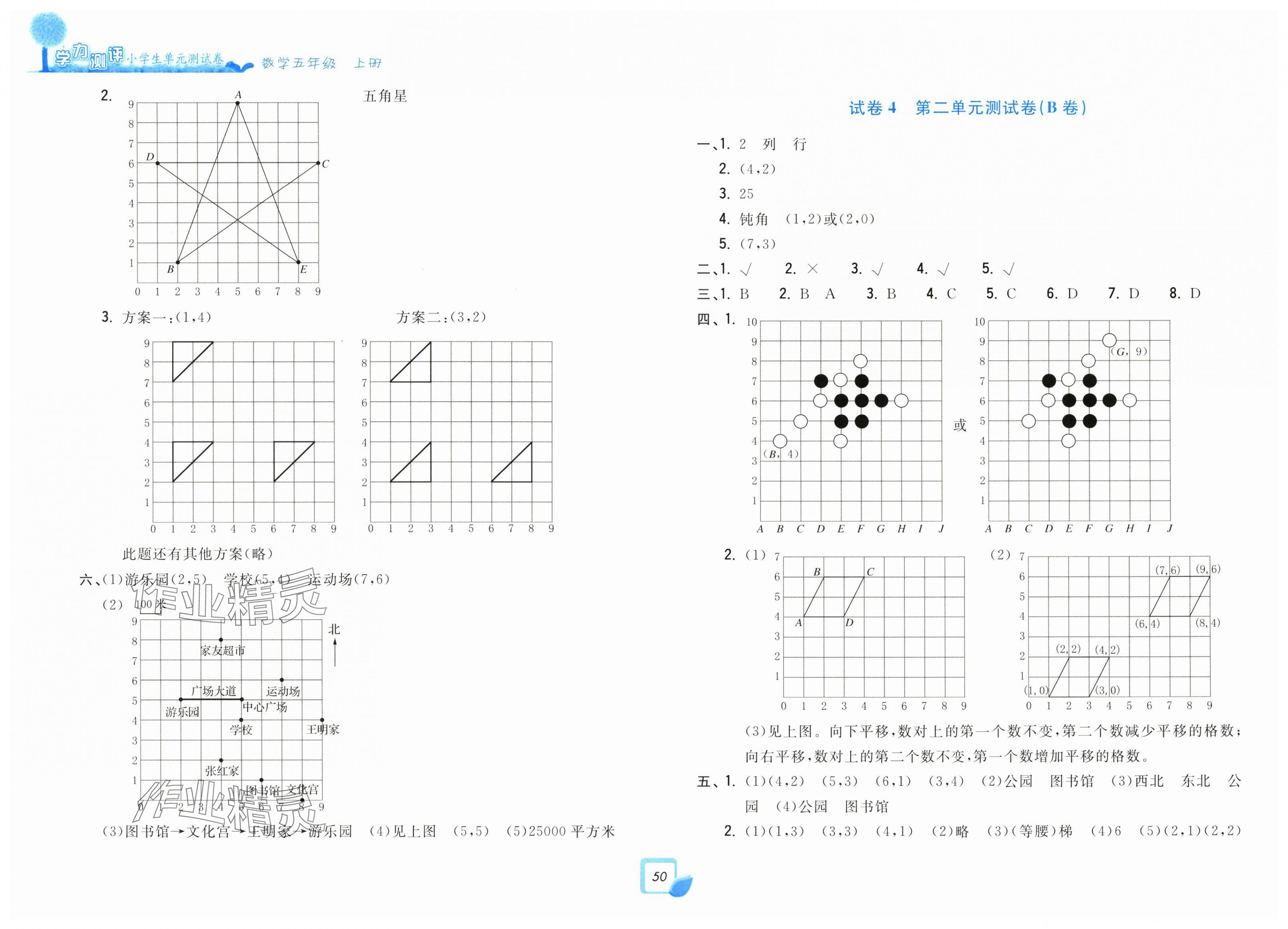 2025年学力测评小学生单元测试卷五年级数学上册人教版 第2页