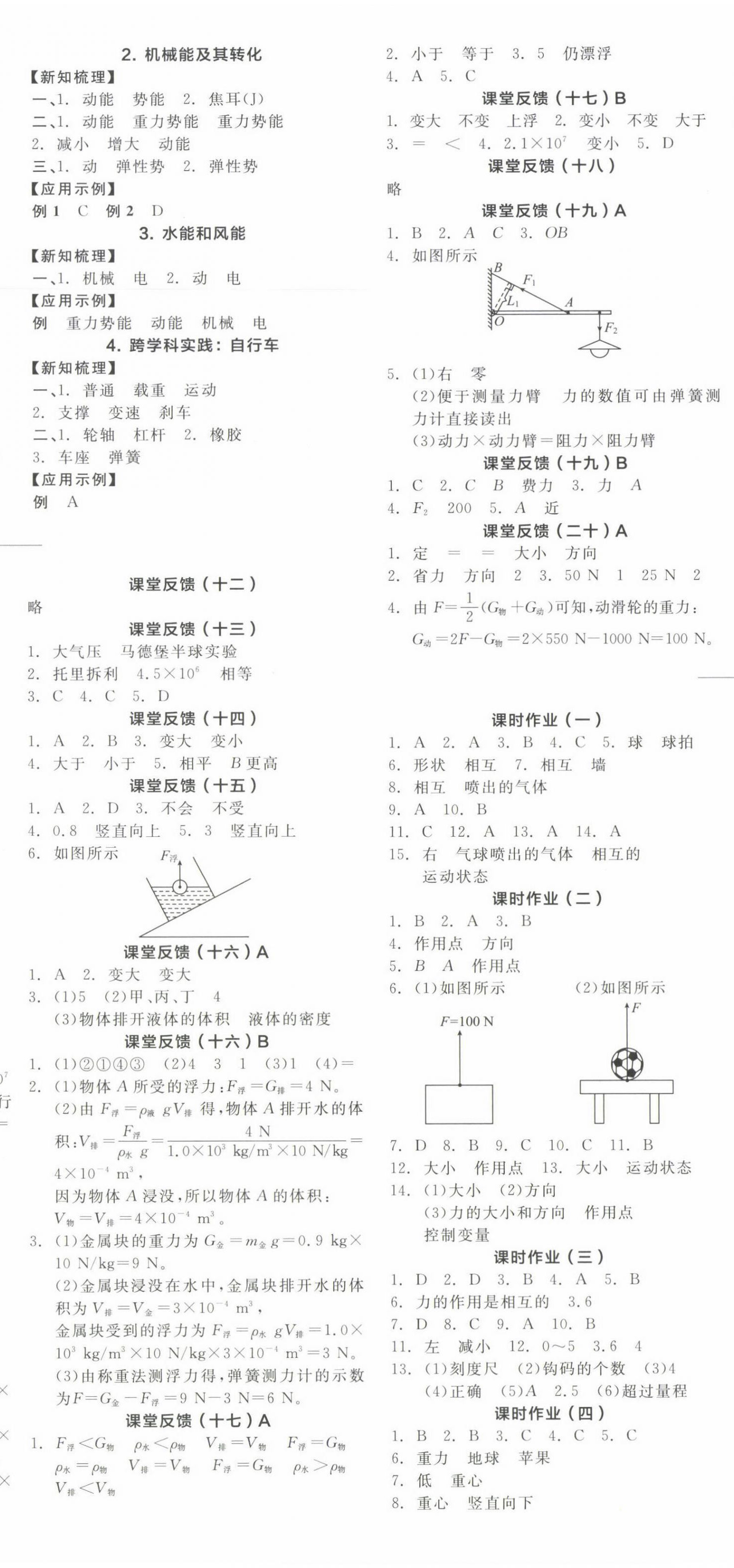 2025年全品學(xué)練考八年級物理下冊教科版 第5頁