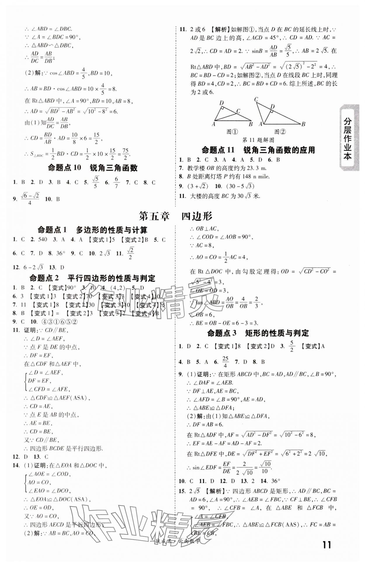 2024年一戰(zhàn)成名考前新方案數(shù)學(xué)云南專版 第11頁(yè)