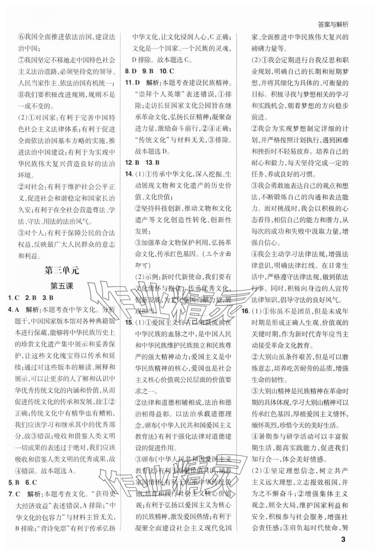 2025年考出好成绩中考总复习道德与法治河南专版 第3页