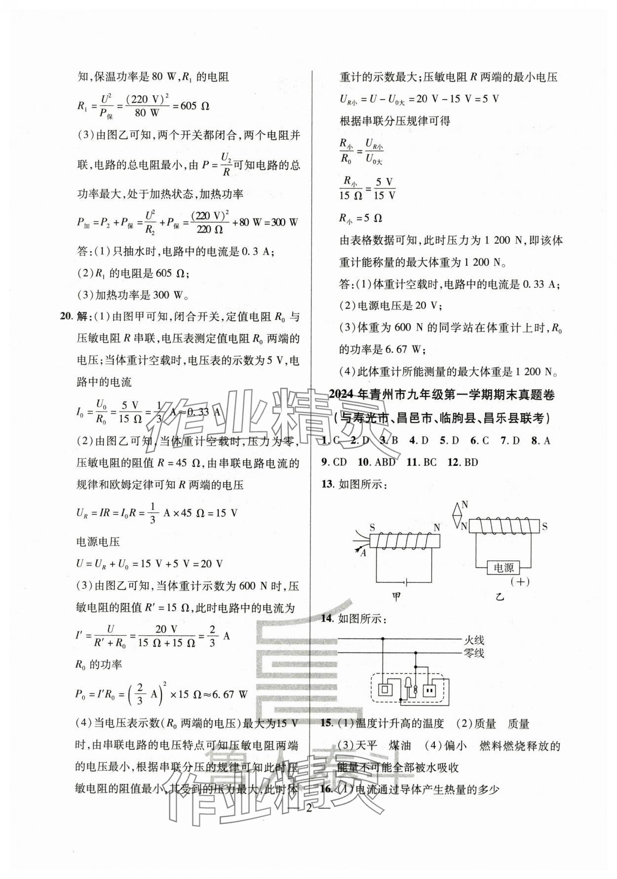 2025年考前示范卷物理中考 第2頁