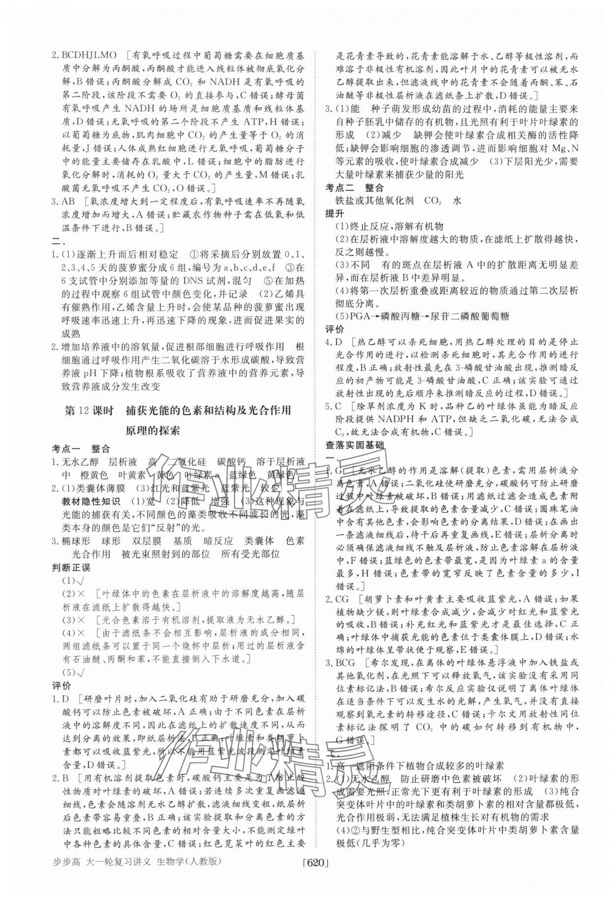 2025年步步高大一輪復(fù)習(xí)講義高中生物 第12頁