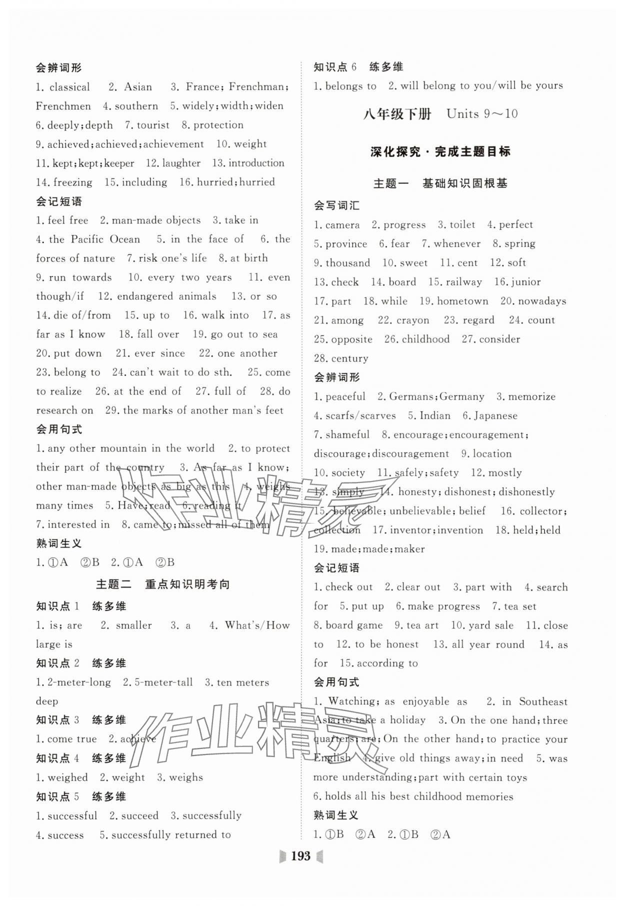 2025年初中總復習山東教育出版社英語人教版 第13頁