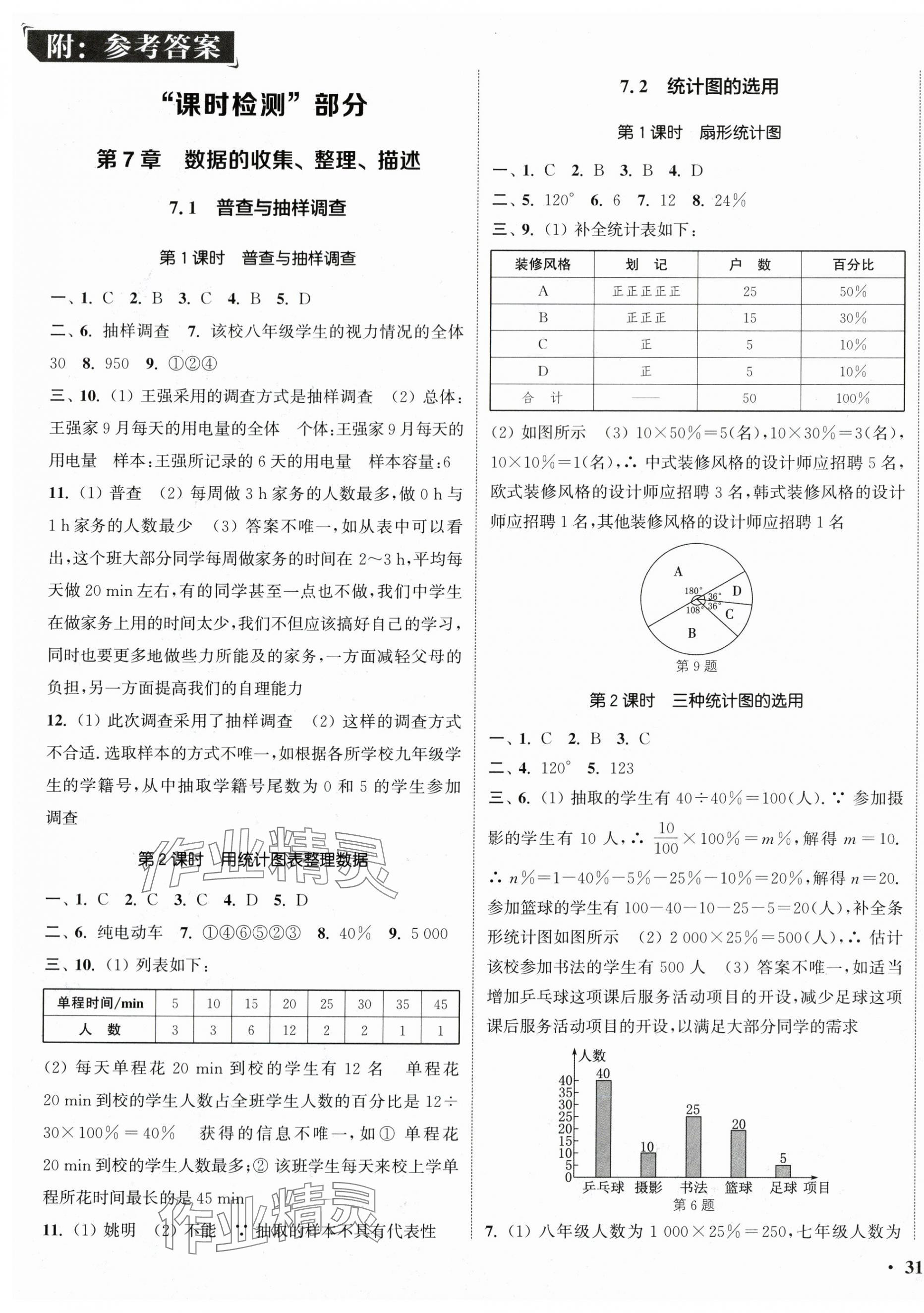 2024年通城学典活页检测八年级数学下册苏科版 第1页