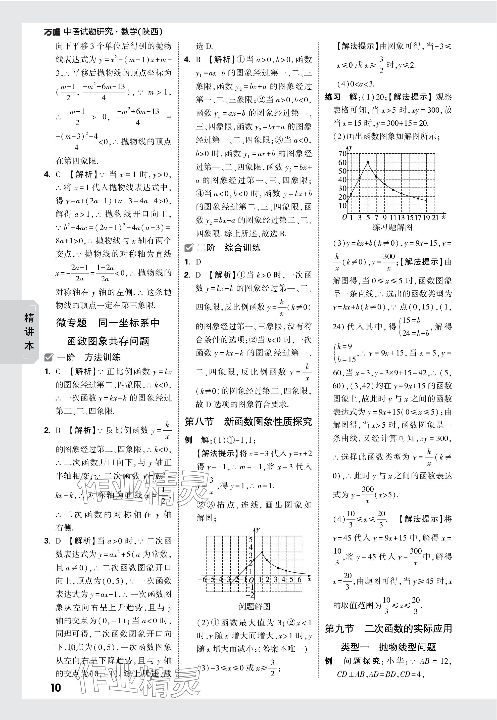 2024年萬唯中考試題研究九年級數(shù)學(xué)陜西專版 第10頁