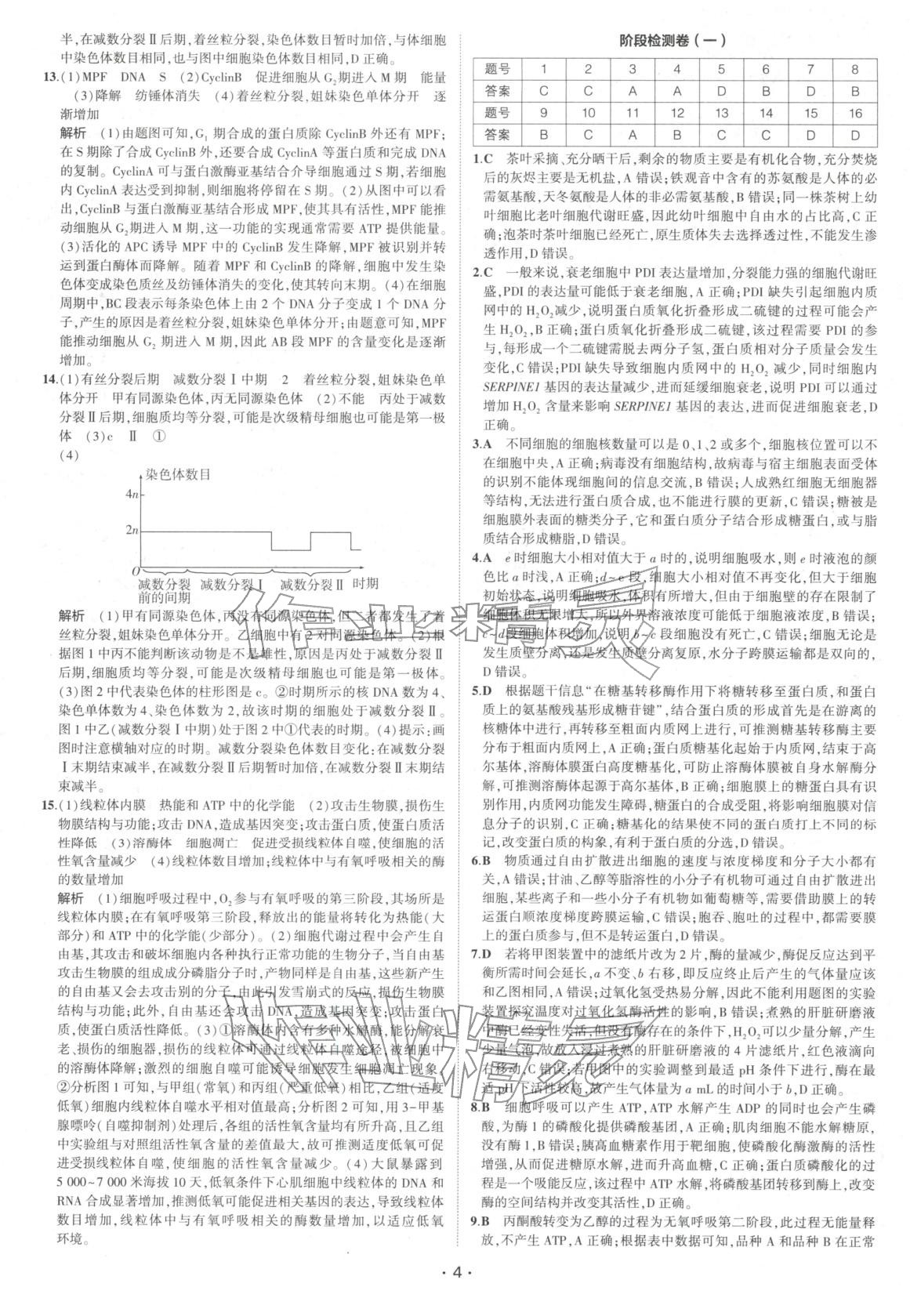 2026年3年高考2年模擬高考總復(fù)習(xí)全能通關(guān)卷高中生物&nbsp;第4頁