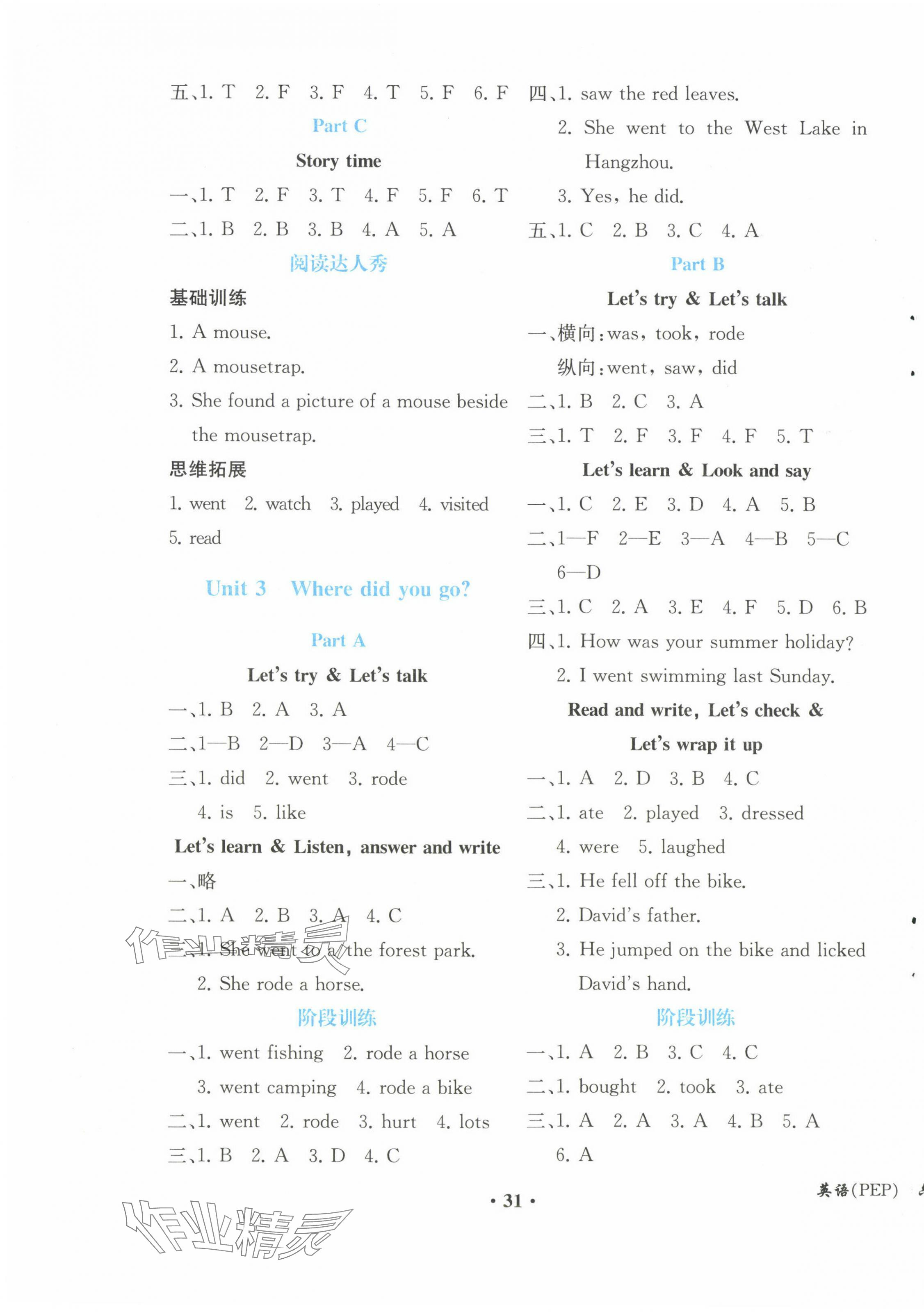 2024年勝券在握同步解析與測(cè)評(píng)六年級(jí)英語(yǔ)下冊(cè)人教版重慶專(zhuān)版 第3頁(yè)