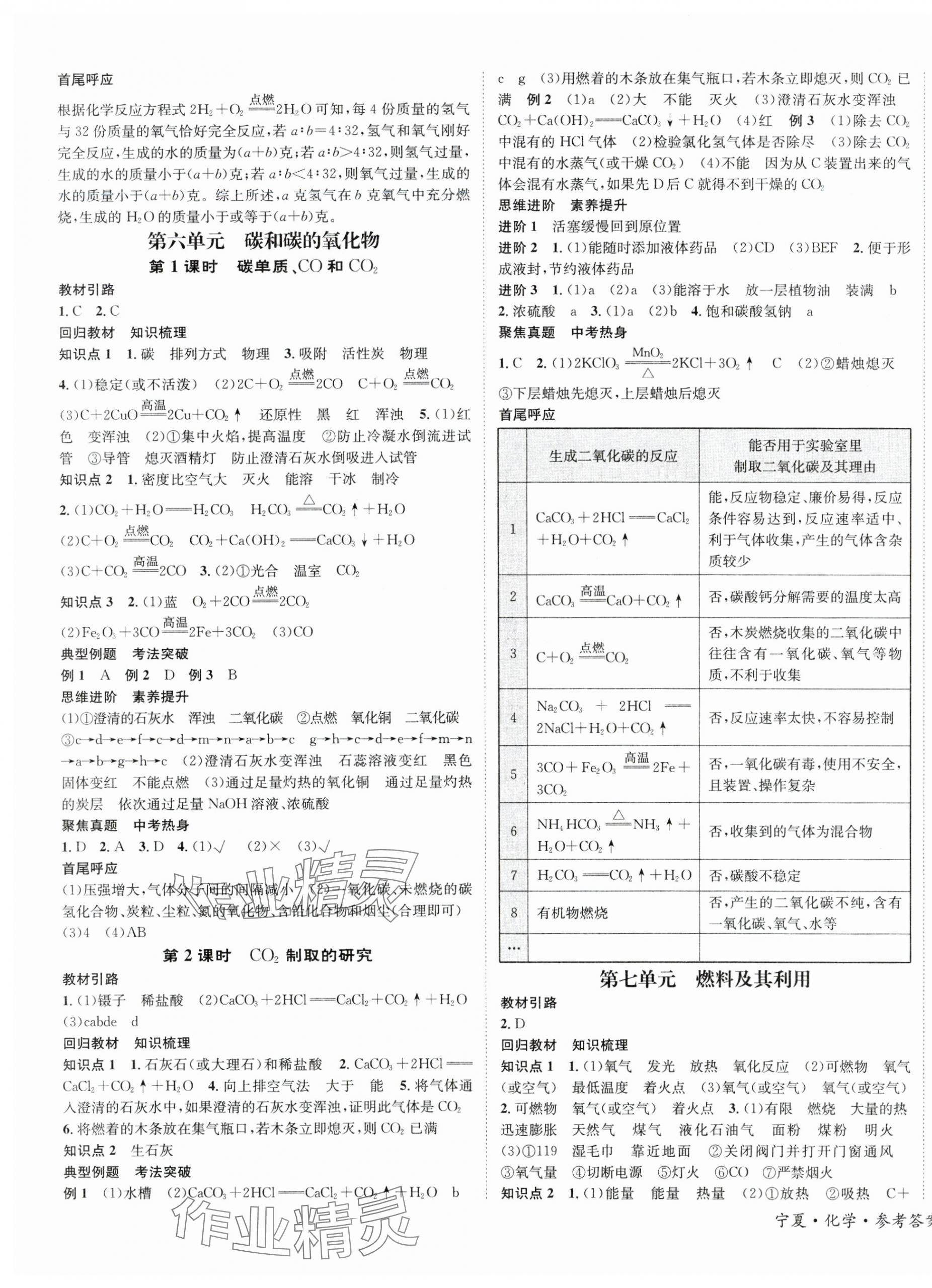 2024年中考2號化學寧夏專版&nbsp;第3頁