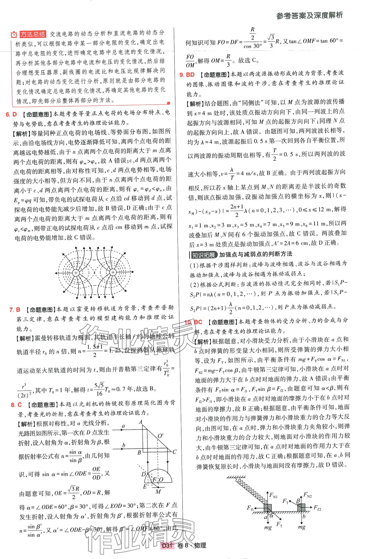 2024年高考快遞高考模擬匯編高中物理山東專版 第30頁
