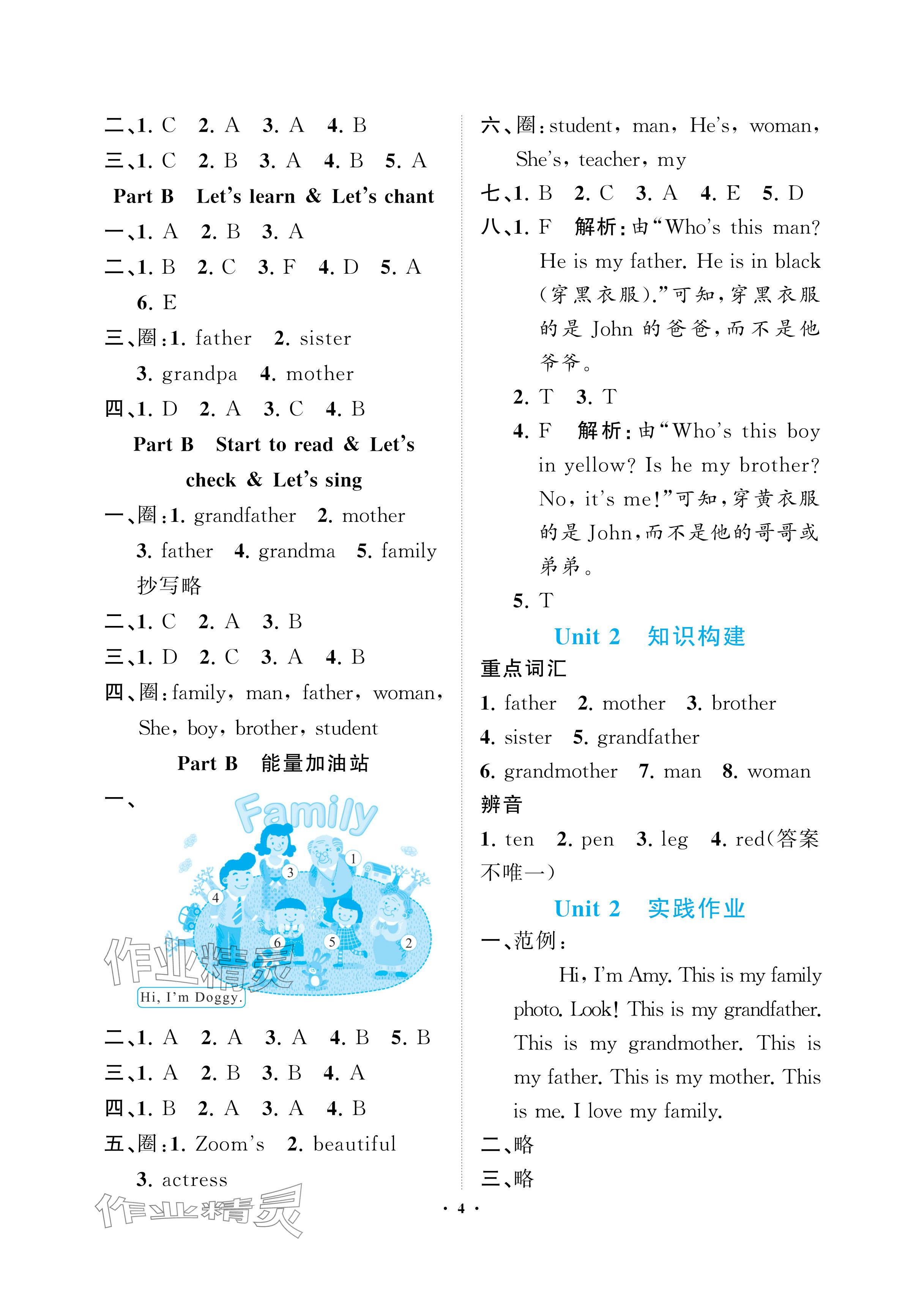 2024年新課程學(xué)習(xí)指導(dǎo)海南出版社三年級(jí)英語(yǔ)下冊(cè)人教版 參考答案第4頁(yè)