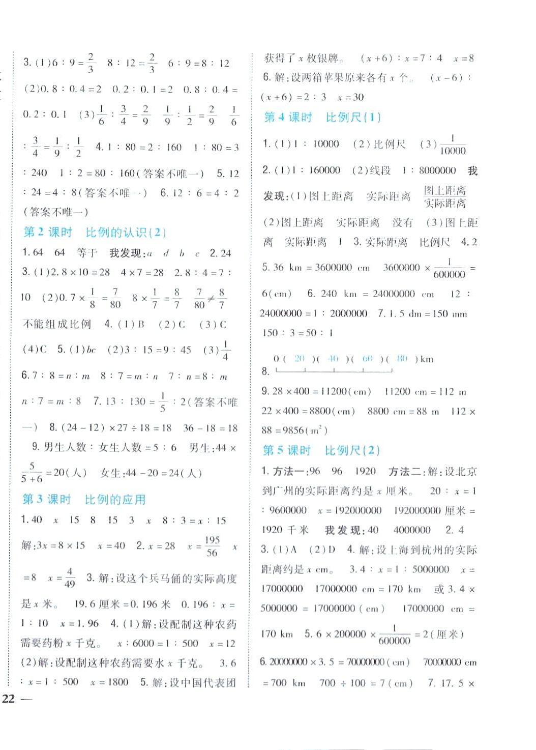 2024年小學題幫六年級數(shù)學下冊北師大版 第6頁