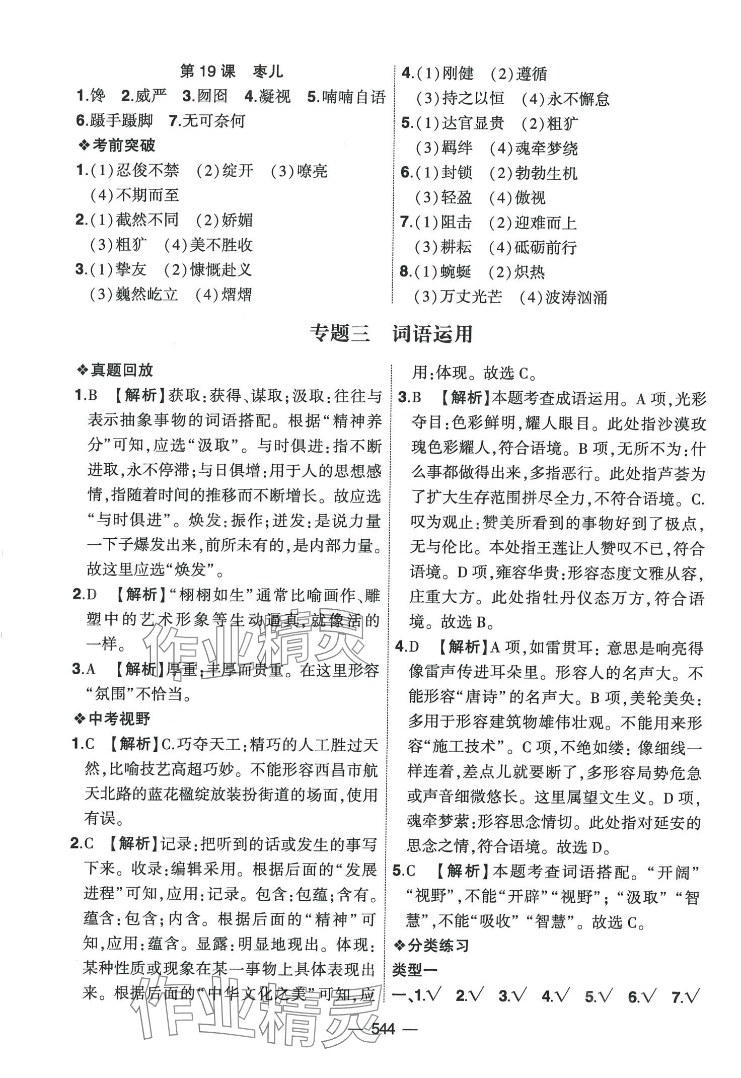2024年創(chuàng)新A+中考總復習語文廣東專版 第16頁