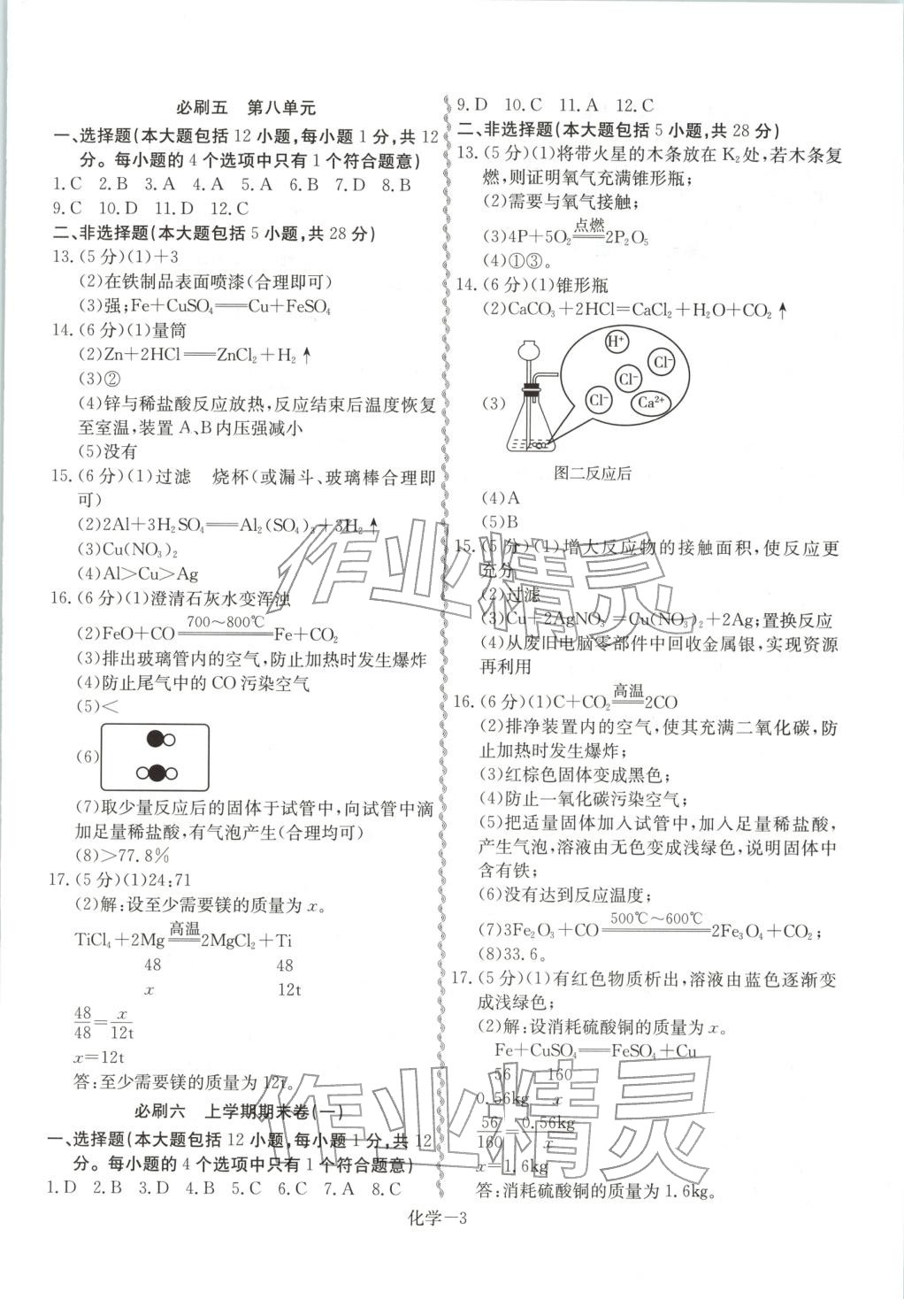 2026年优等生中考试题精选化学安徽专版&nbsp;第3页