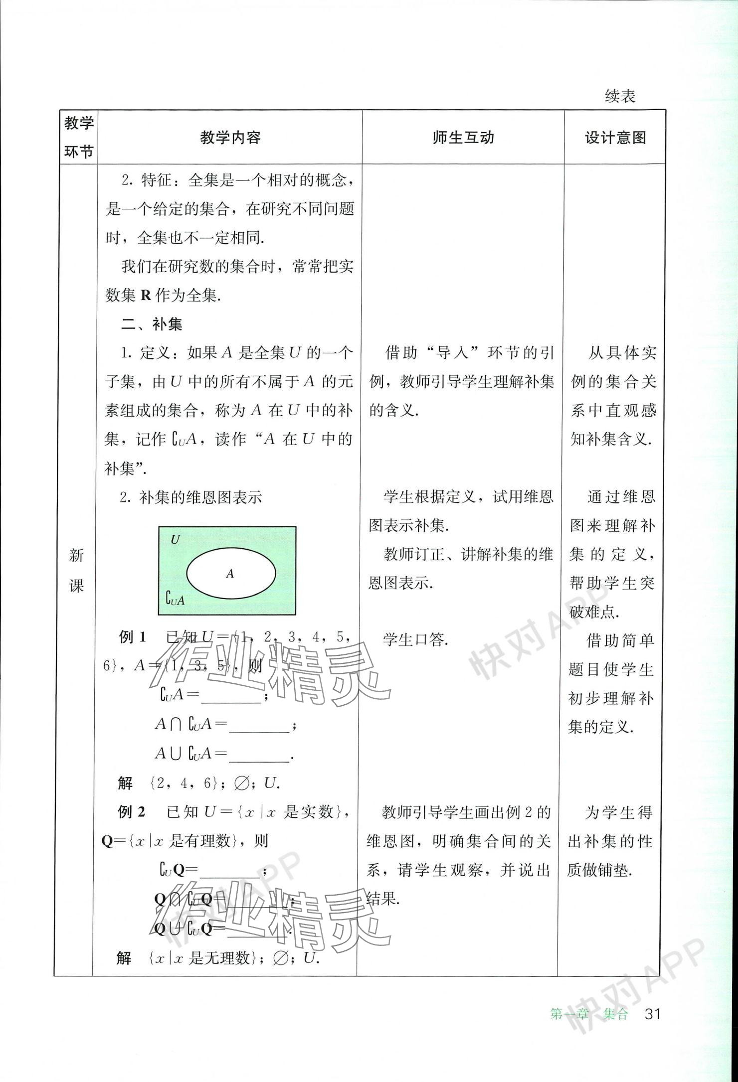 2023年基礎(chǔ)模塊人民教育出版社中職數(shù)學上冊 參考答案第31頁