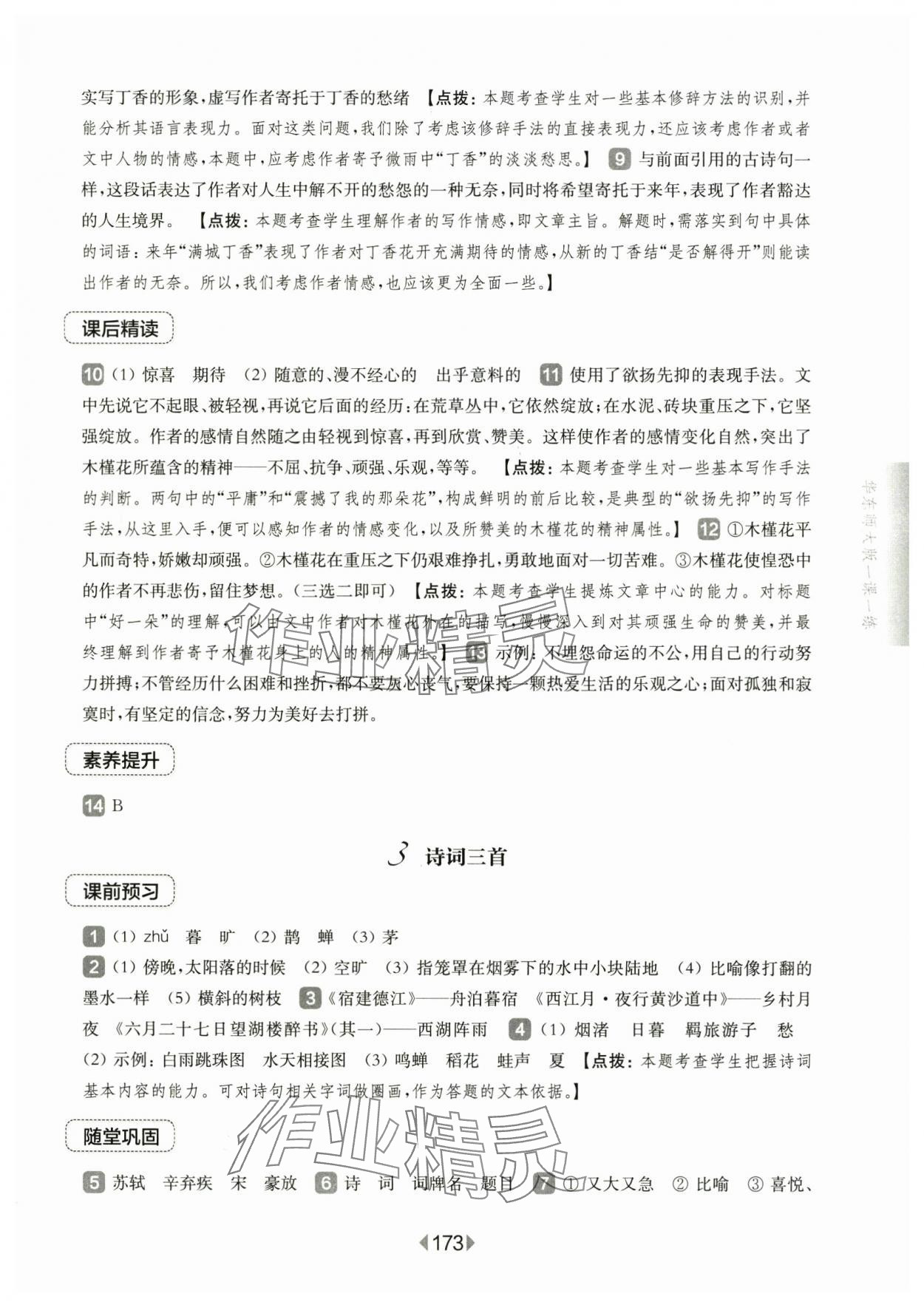 2024年華東師大版一課一練六年級(jí)語(yǔ)文上冊(cè)人教版五四制 第3頁(yè)