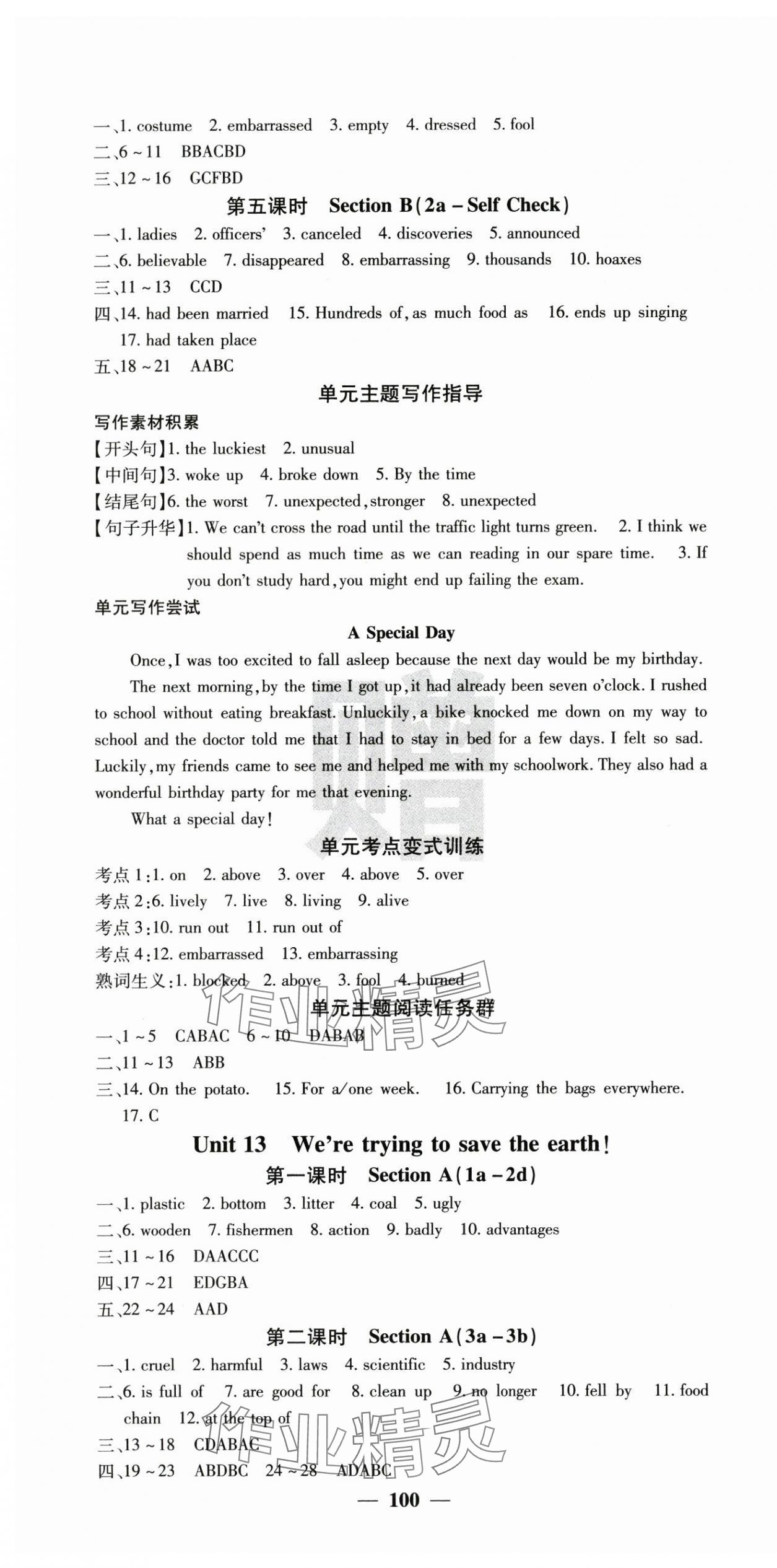 2025年課堂點睛九年級英語下冊人教版安徽專版 第4頁