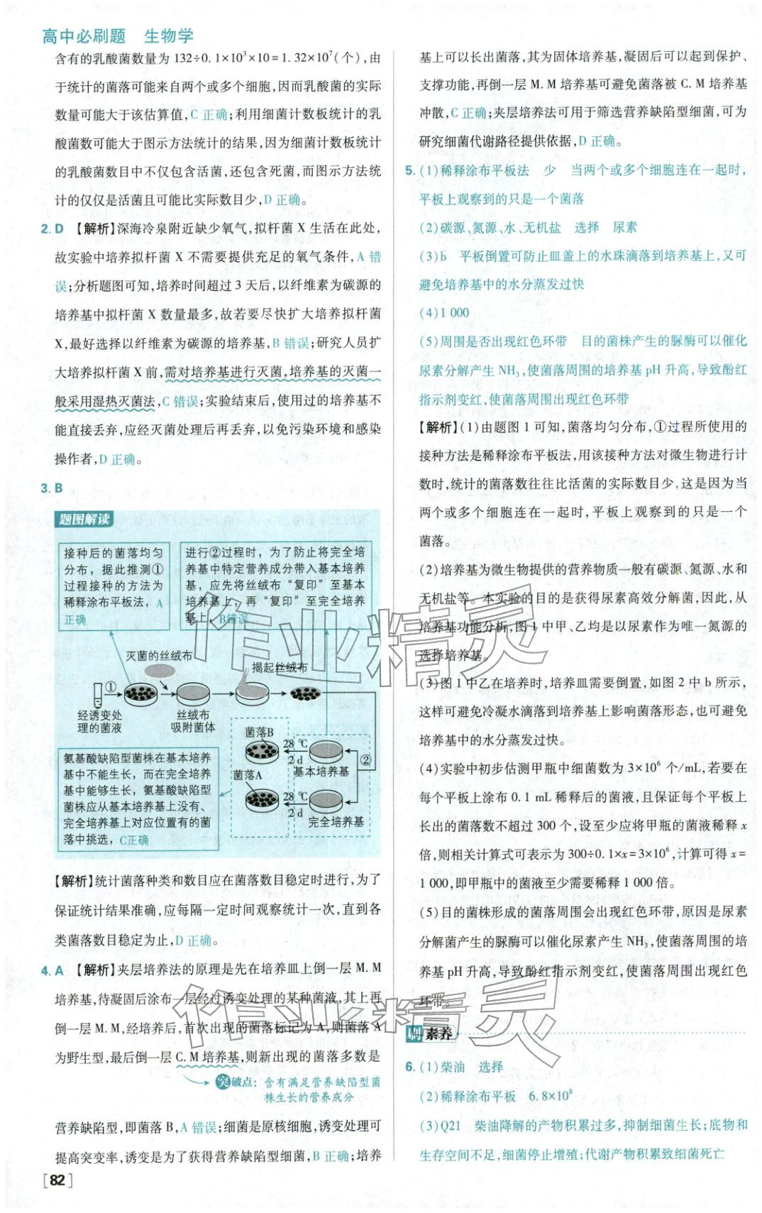 2026年高中必刷题高中生物选择性必修第三册人教版 第6页