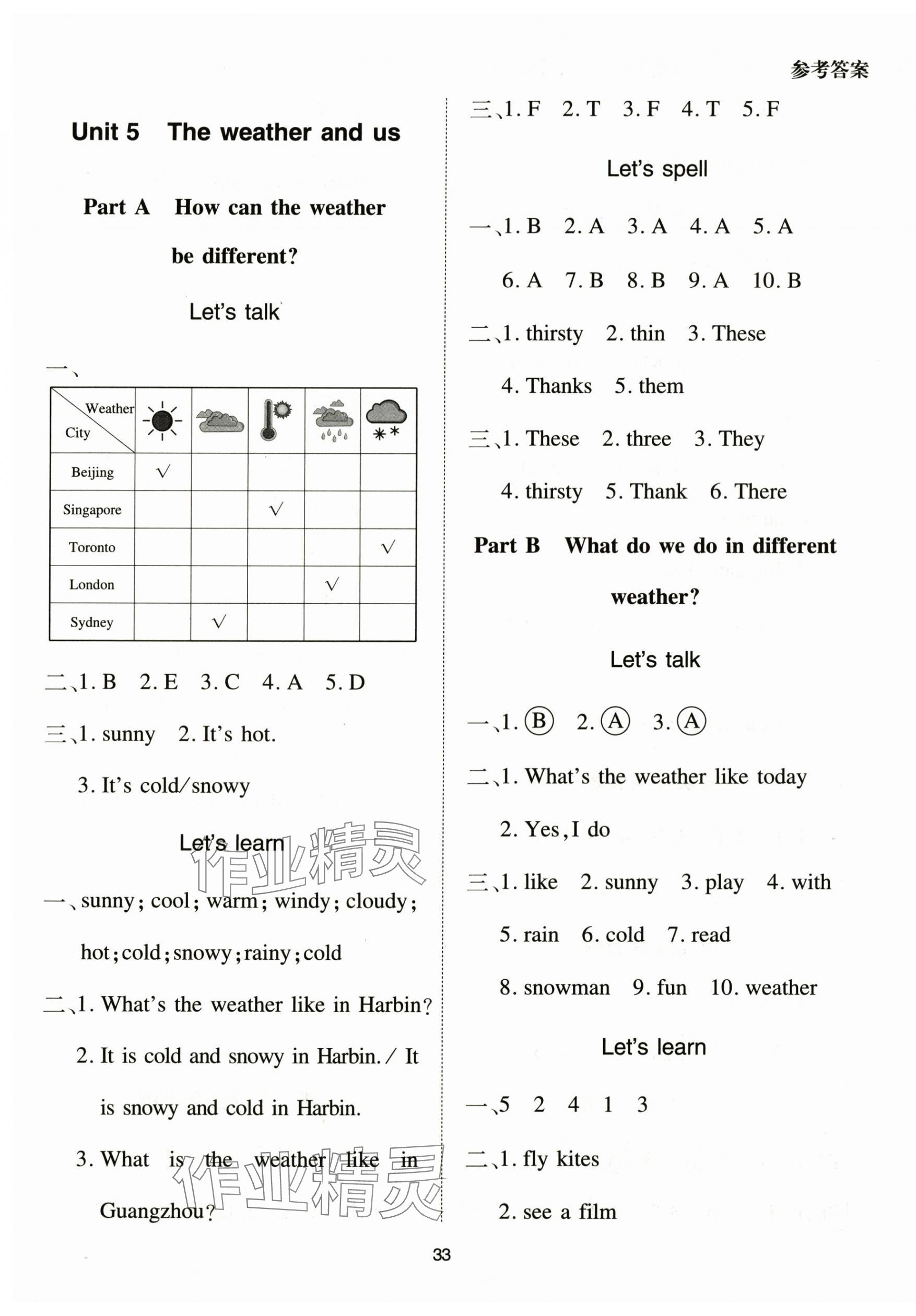 2025年同步学堂导学测四年级英语上册人教版&nbsp;第7页
