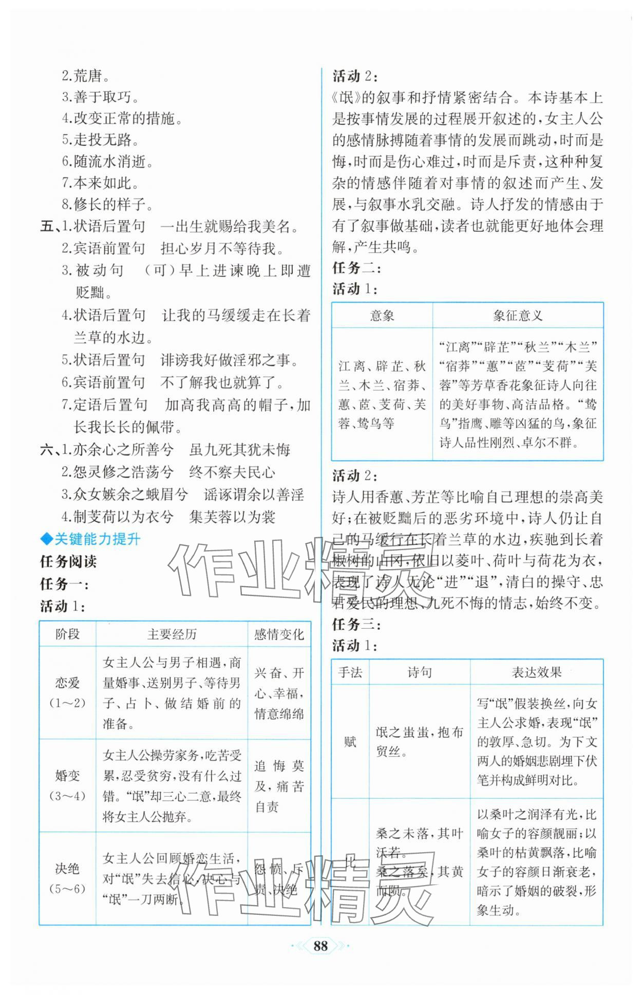 2025年课时练新课程学习评价方案高二语文选择性必修下册人教版增强版 第2页