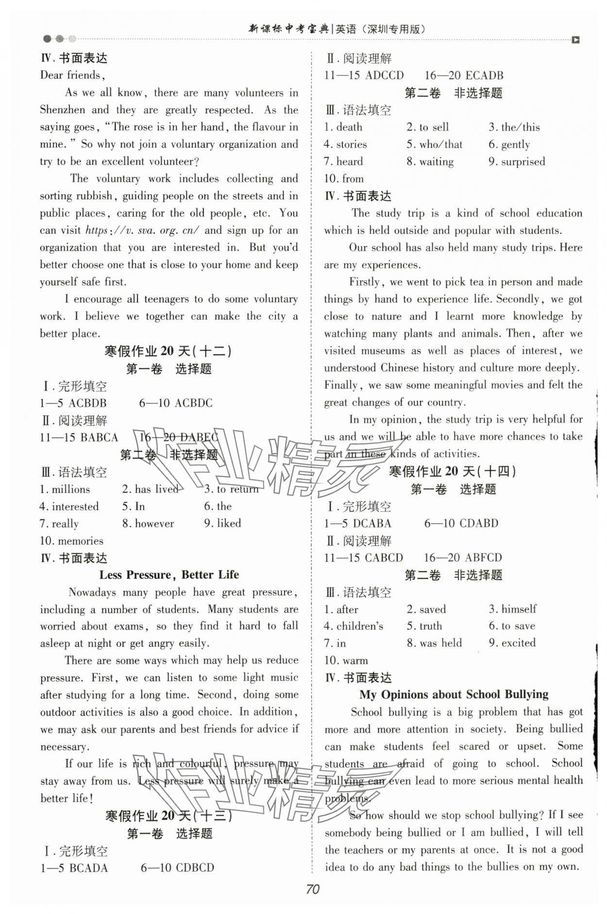 2025年新課標(biāo)中考寶典英語(yǔ)深圳專(zhuān)版 第4頁(yè)